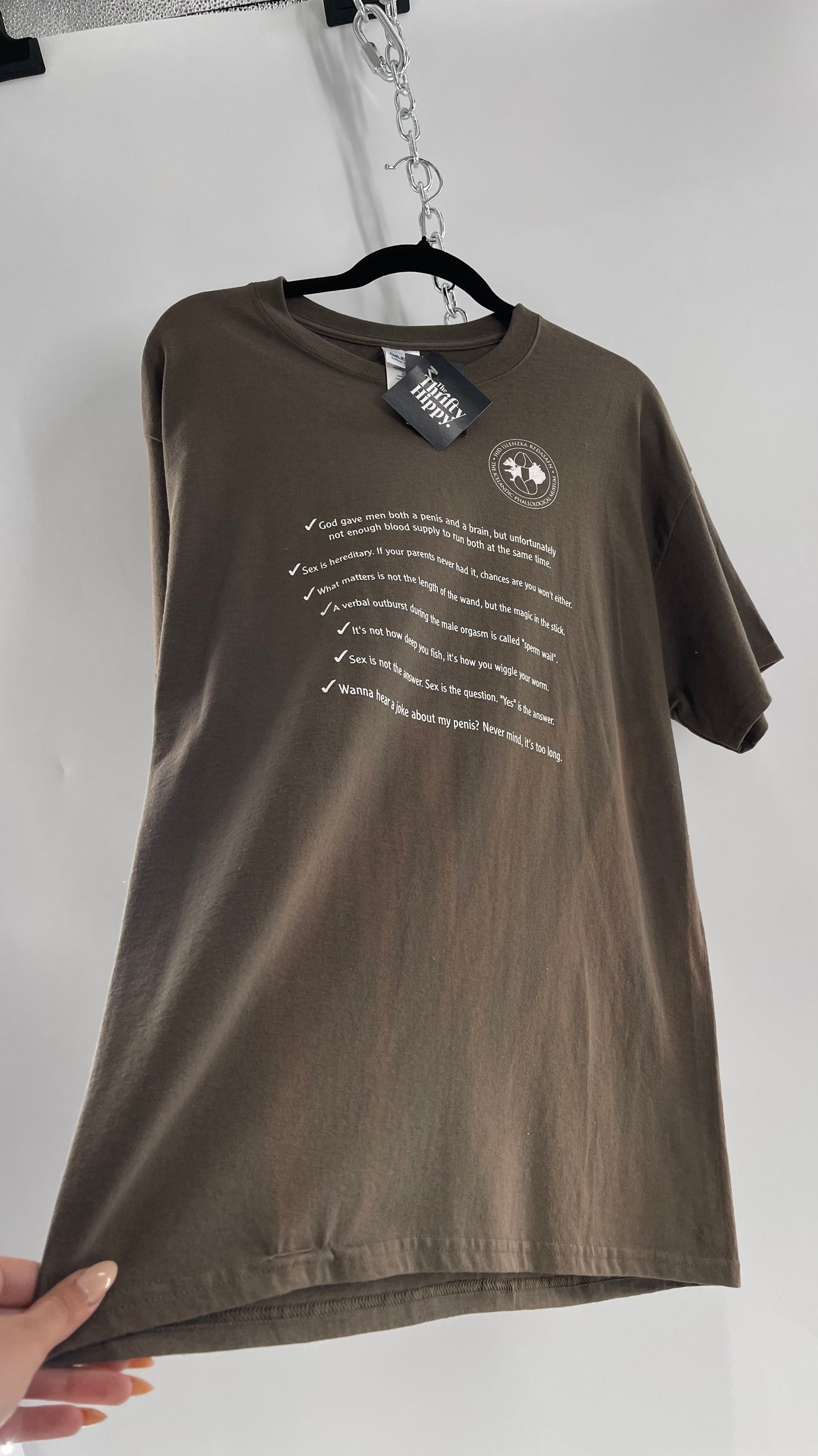 Vintage Icelandic Penis Museum T Shirt with Tags (Large)