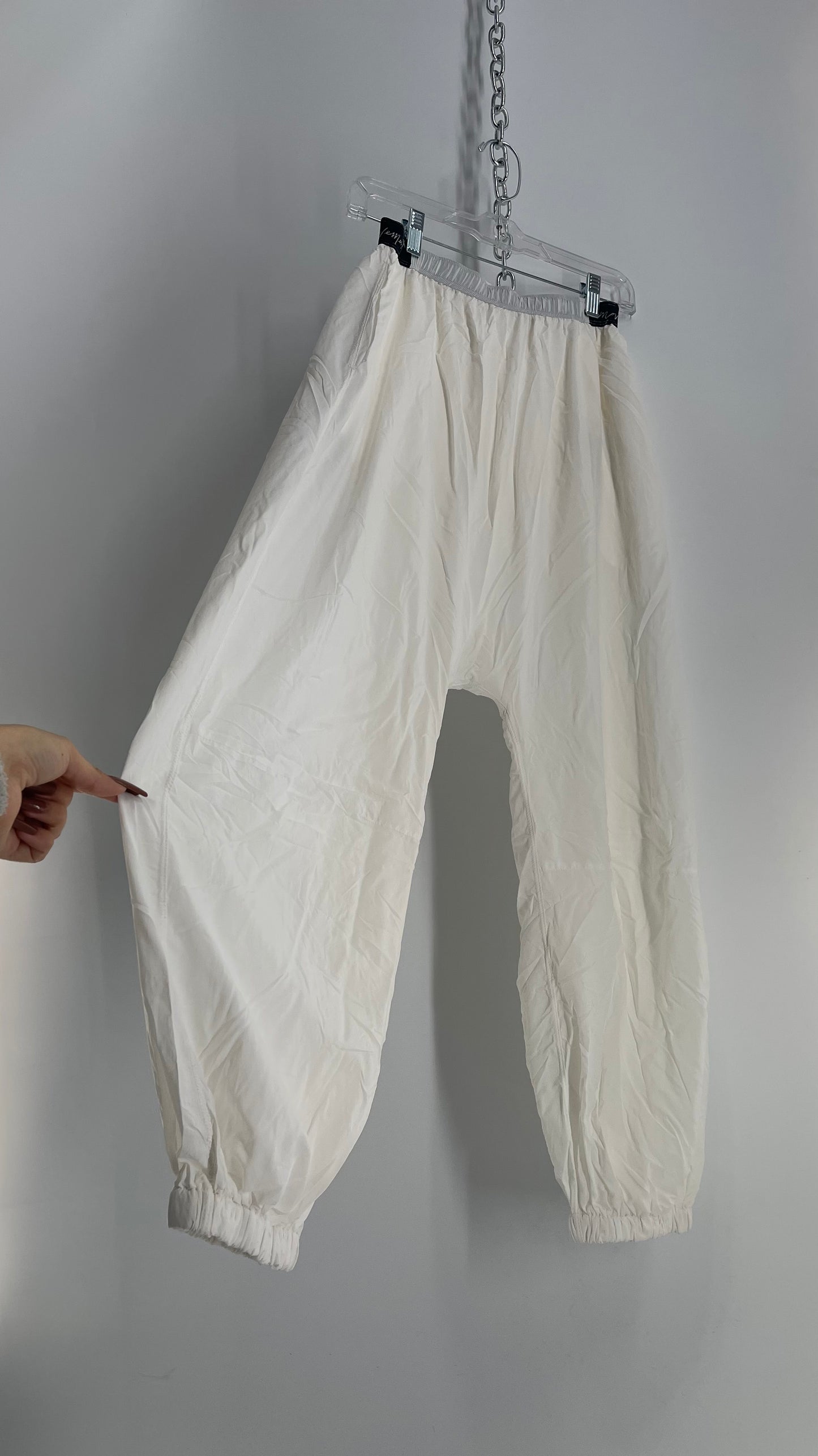 Free People Movement White Haram Exercise Pants (S)