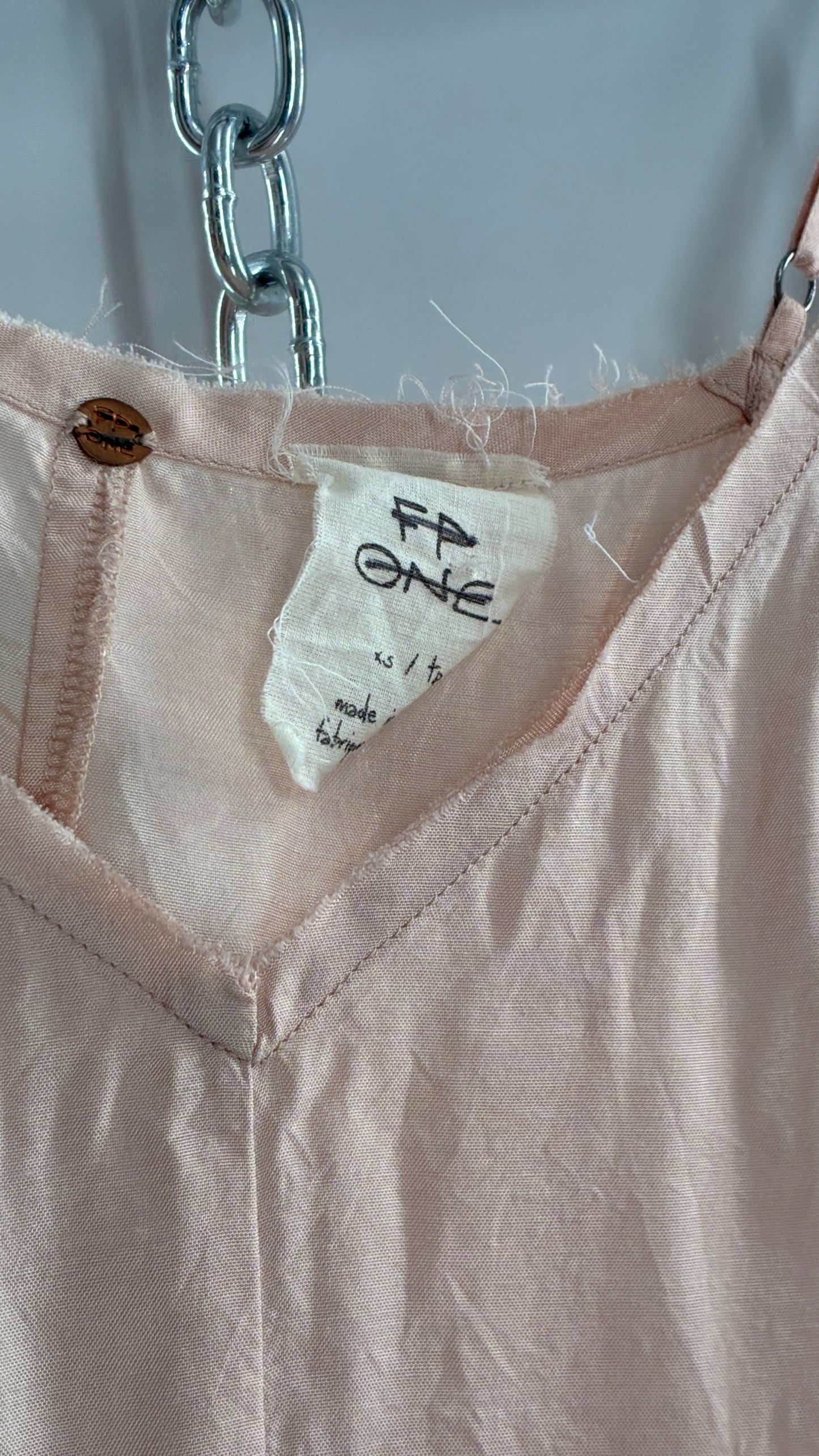 Free People Slip Dress with Raw Edge Hem (XS/S)