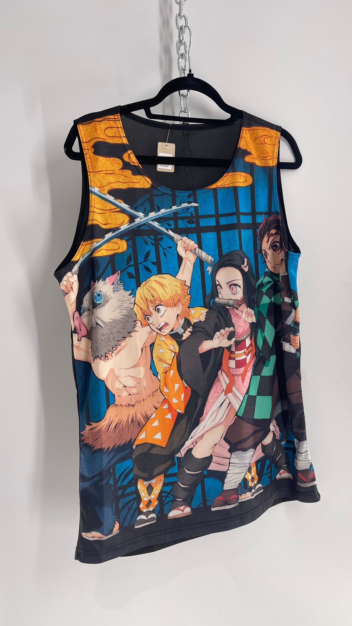 Demon Slayer Graphic Tank Top (Large)