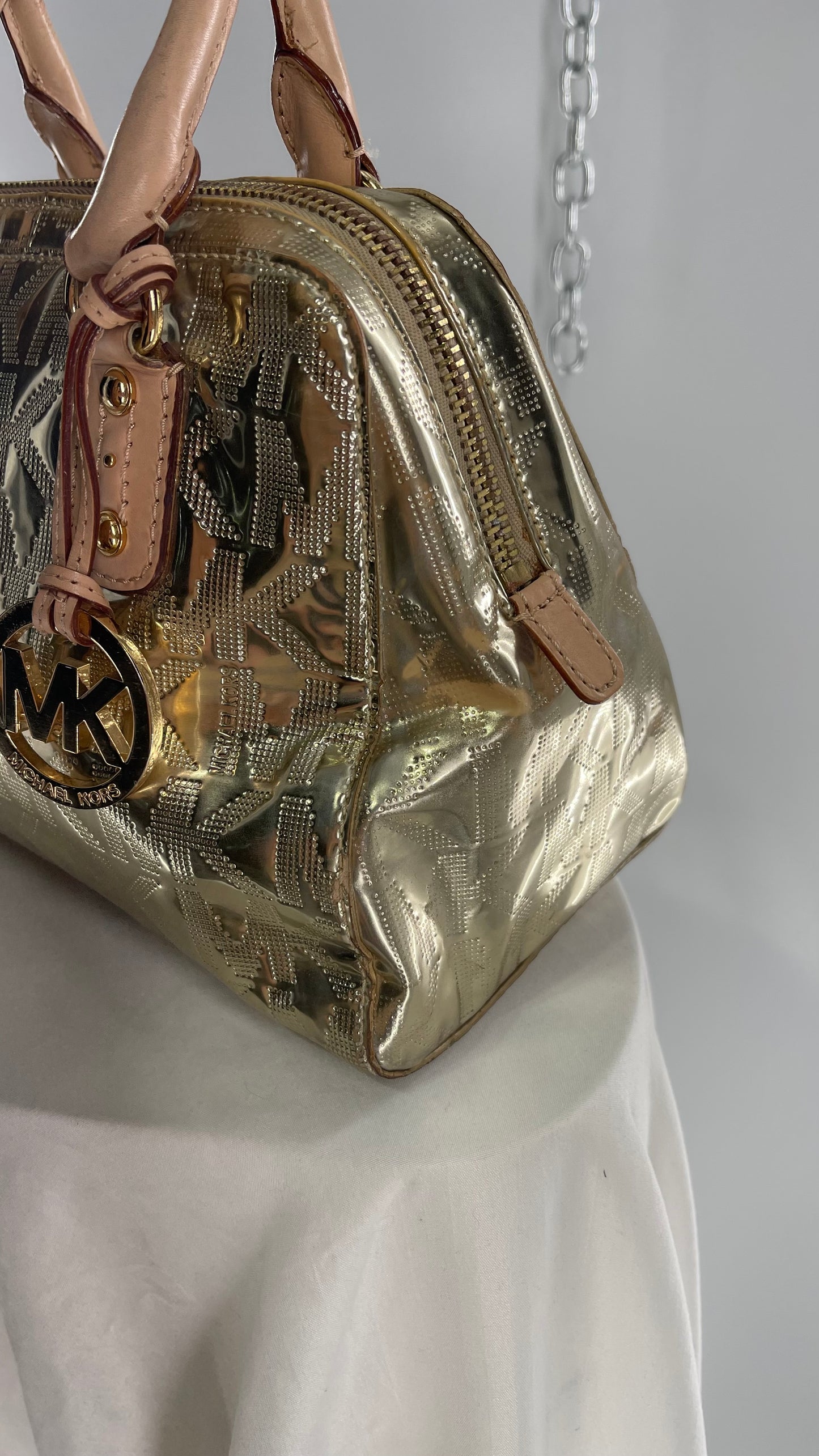 Vintage Michael Kors Metallic Gold Mini Bag