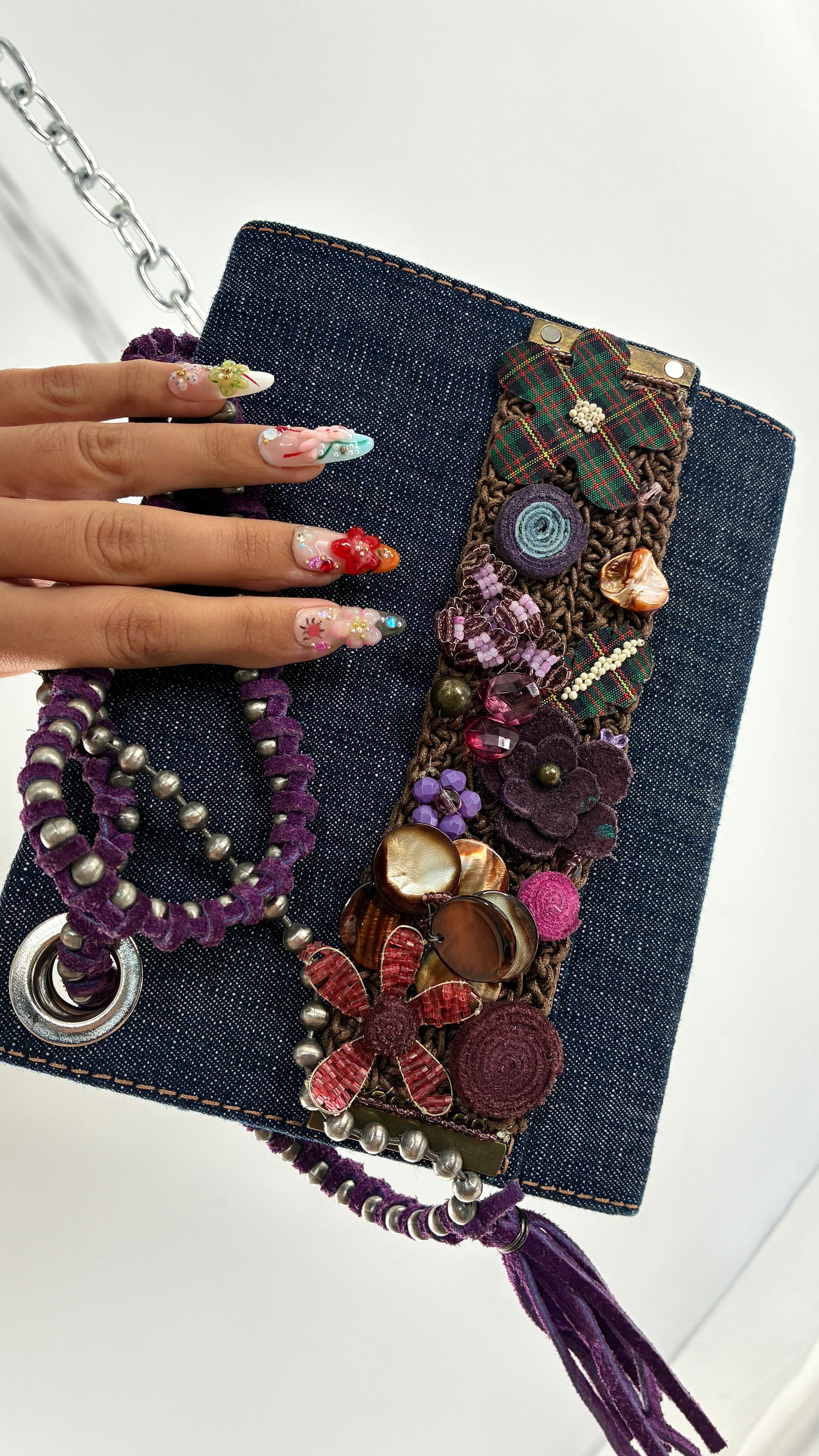 Rare 2000s ZIGI New York Embellished Archival Clutch Bag