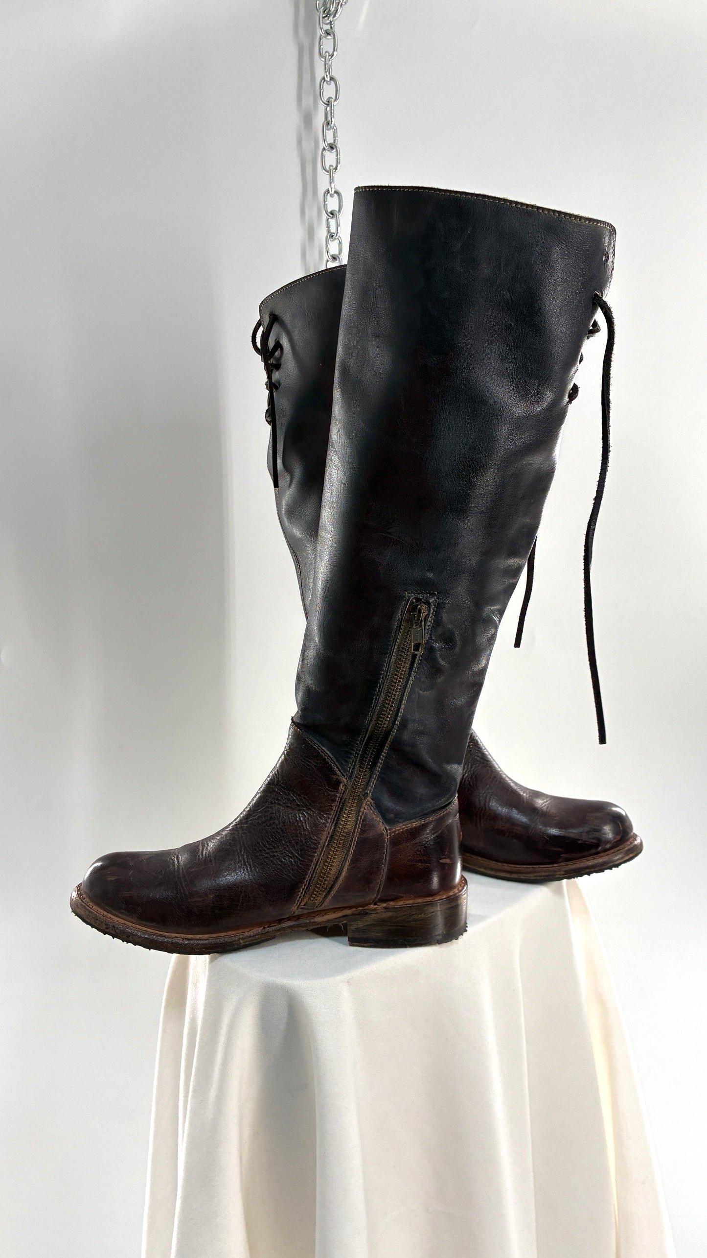 Vintage BEDSTÜ Manchester Two Toned Tall Riding Boots (7)