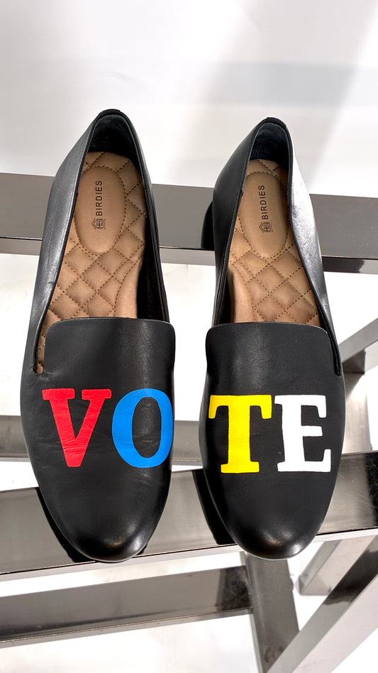 Vintage BIRDIES Rare Limited Edition VOTE Loafers (10)