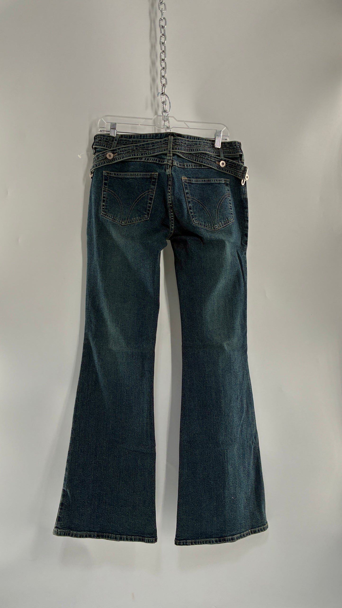 Deadstock Vintage TANNA JEANS with Cross Over Bum Detail and Tags Attached (8)