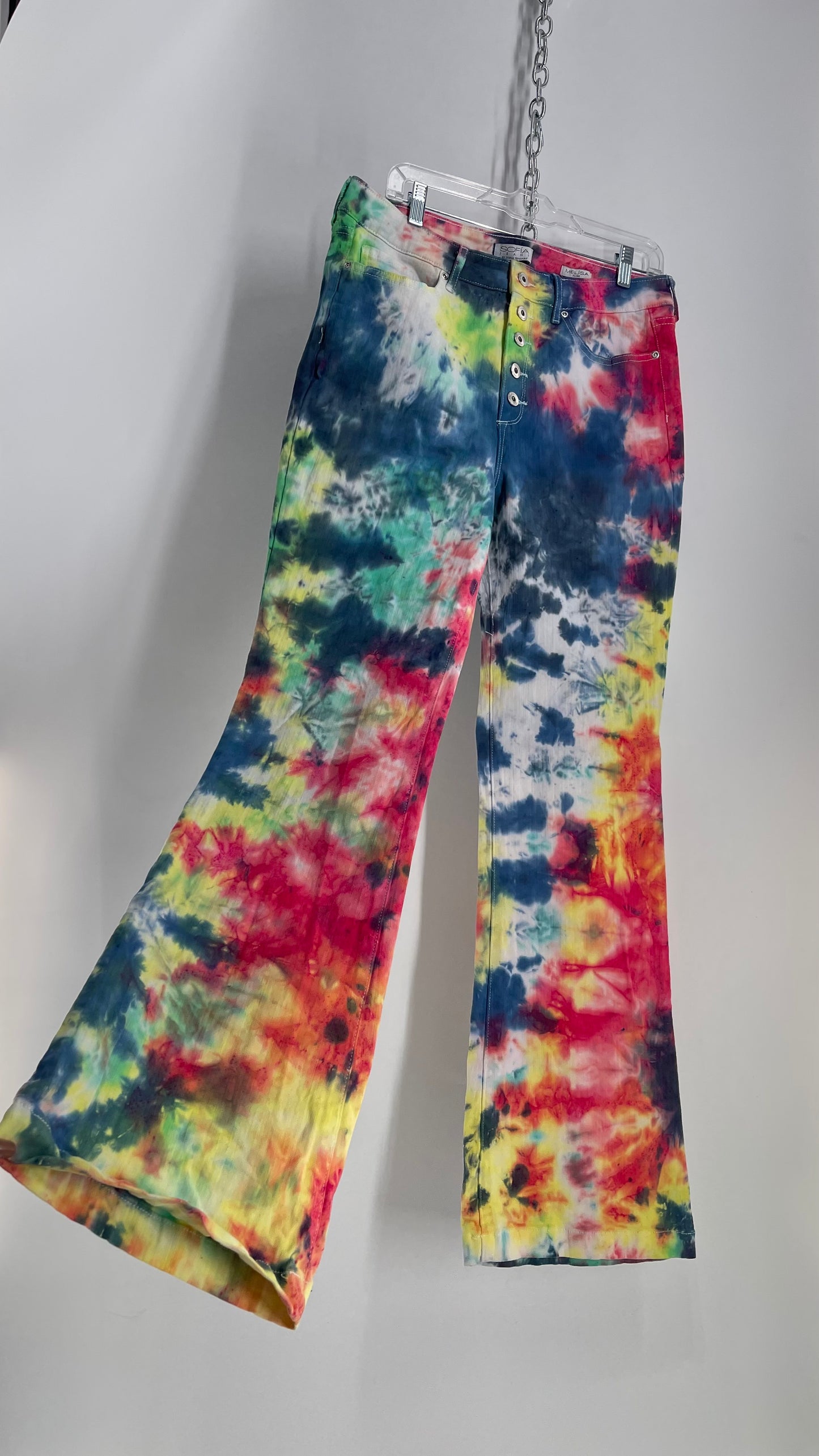 Melisa Tie Dye Flare Denim (14)