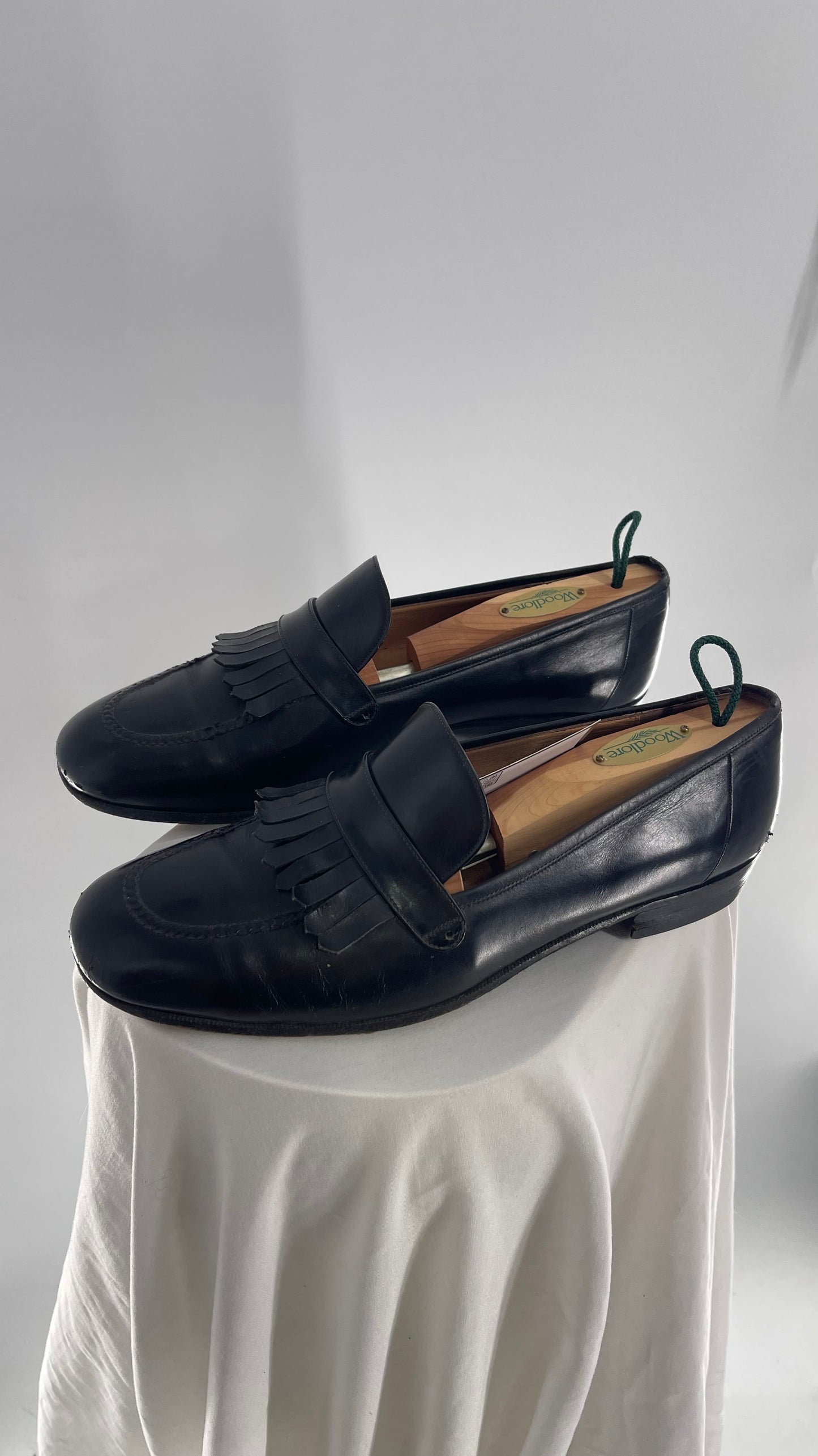 Vintage Gucci Black Patent Leather Loafer (42.5)