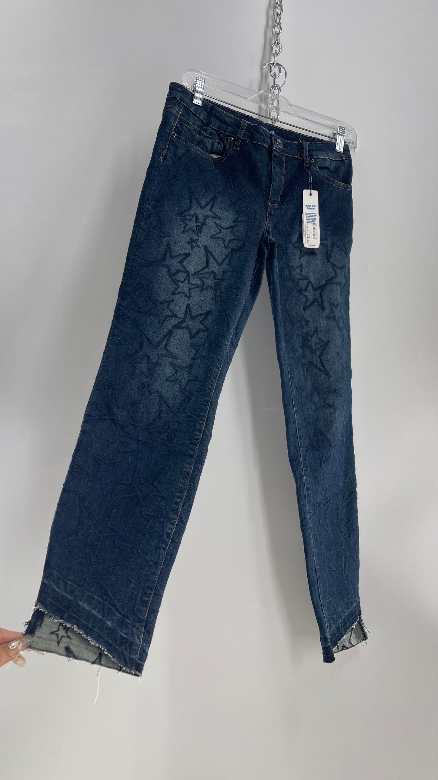 Tractr BLU Star Embroidered Jeans with Tags (28)