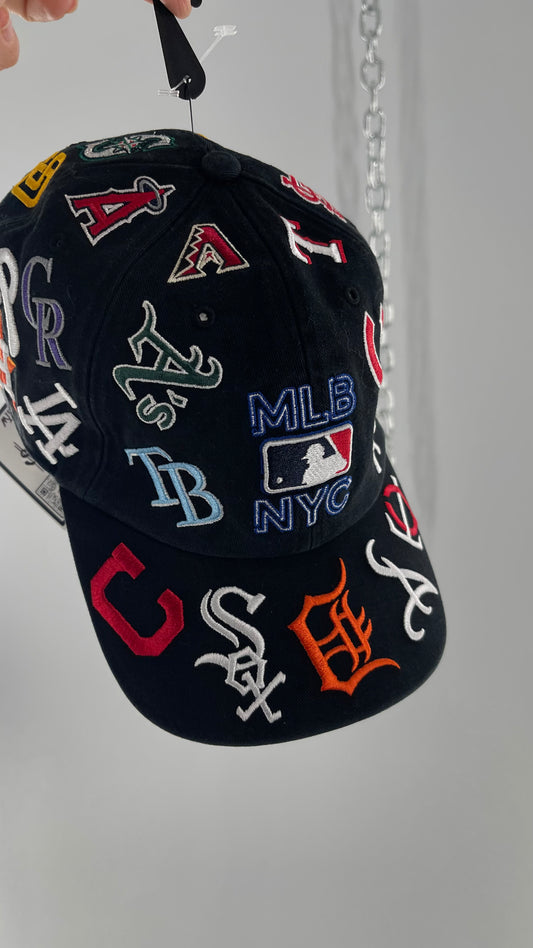 MLB Black Logo Baseball Hat