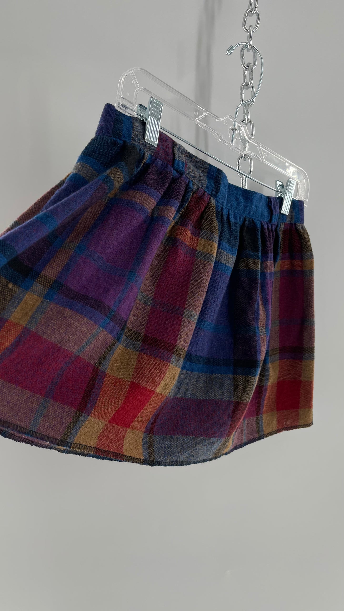 Urban Outfitters Urban Renewal Plaid wool Skirt with Tags Attached (XS)