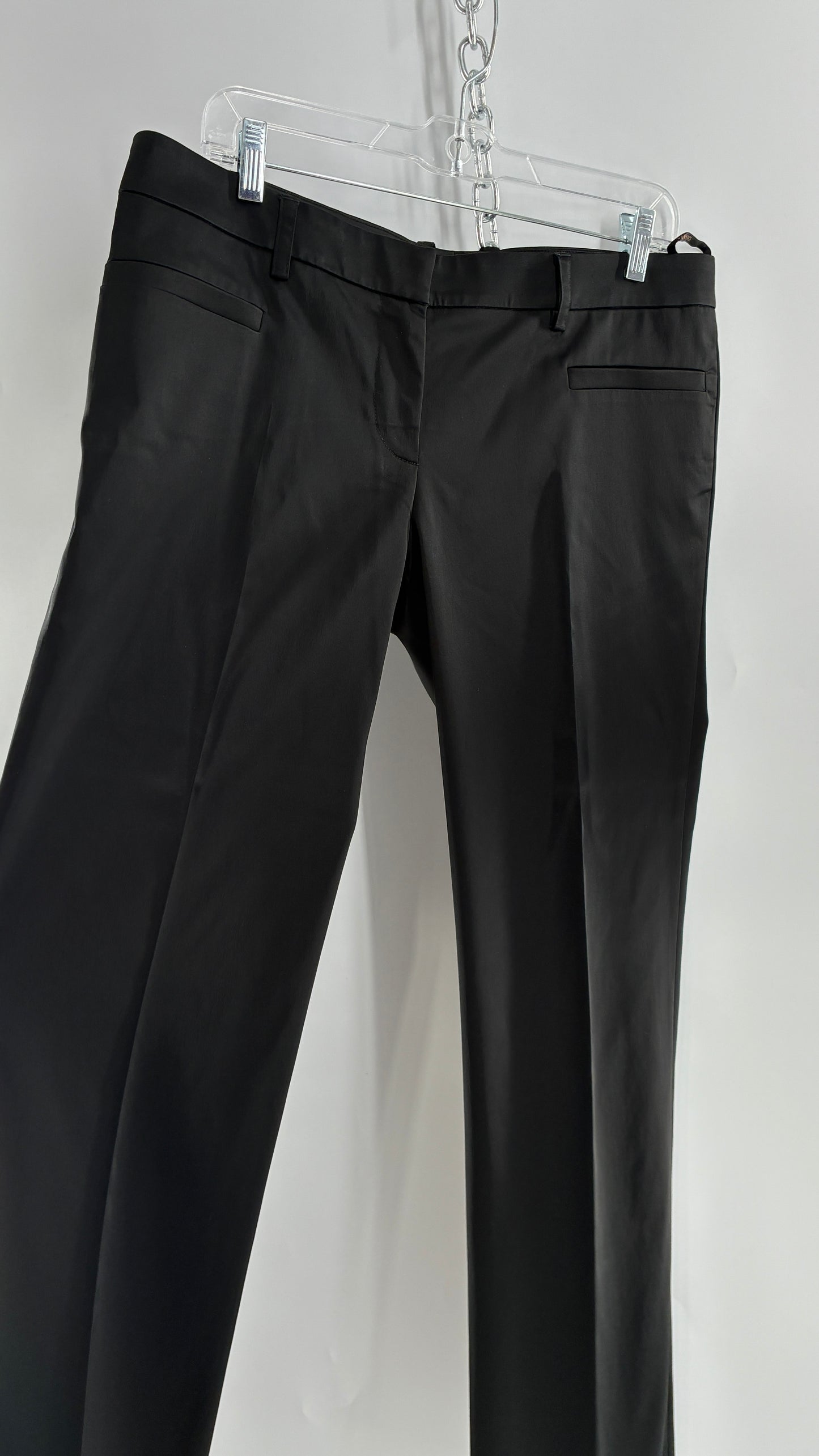 Vintage VERSACE Black Pleated Low Waisted Trouser (46/12)