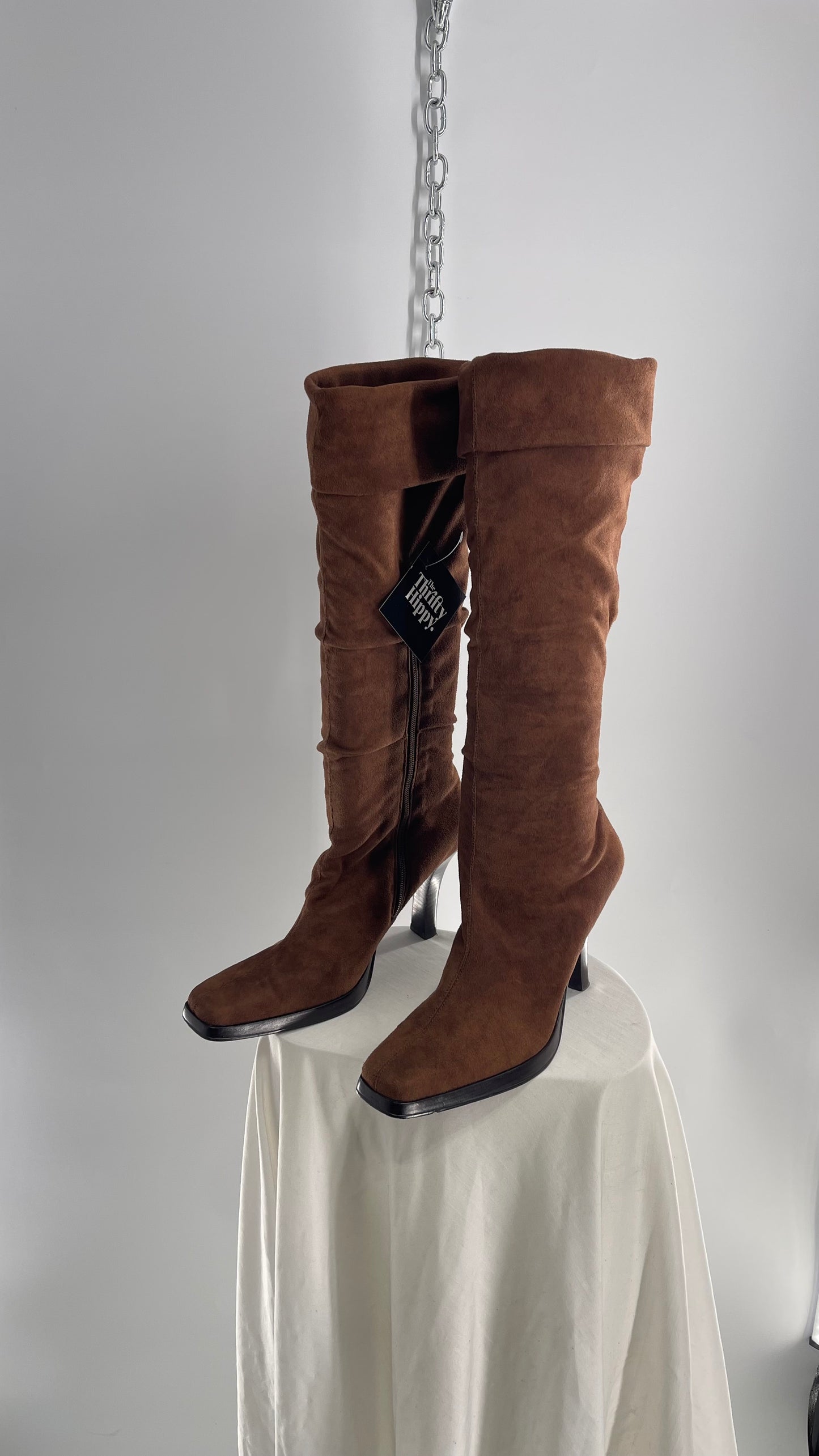 Vintage DIBA Round Toe Knee High Boots (10)