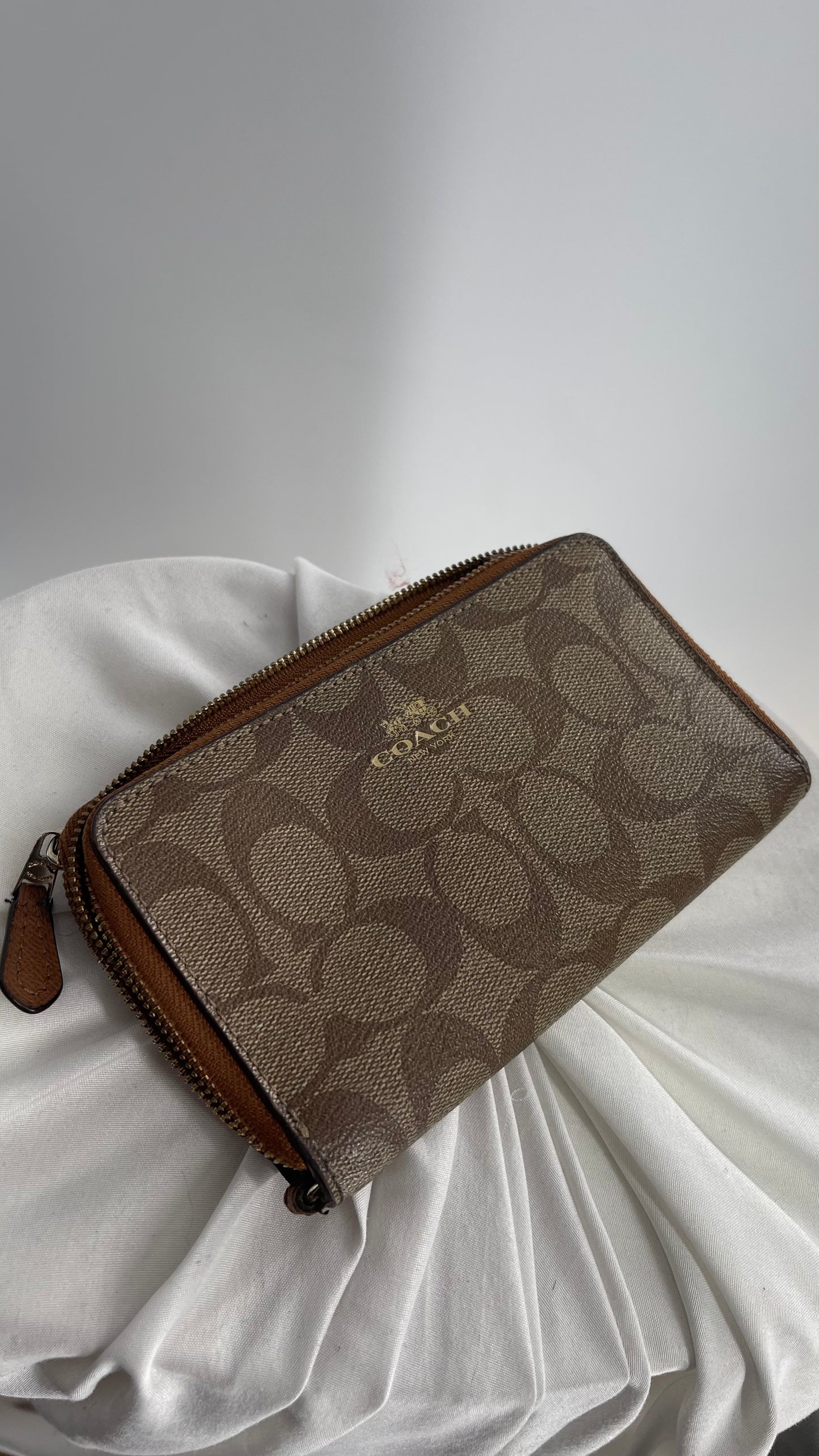 Vintage COACH Monogram Wallet