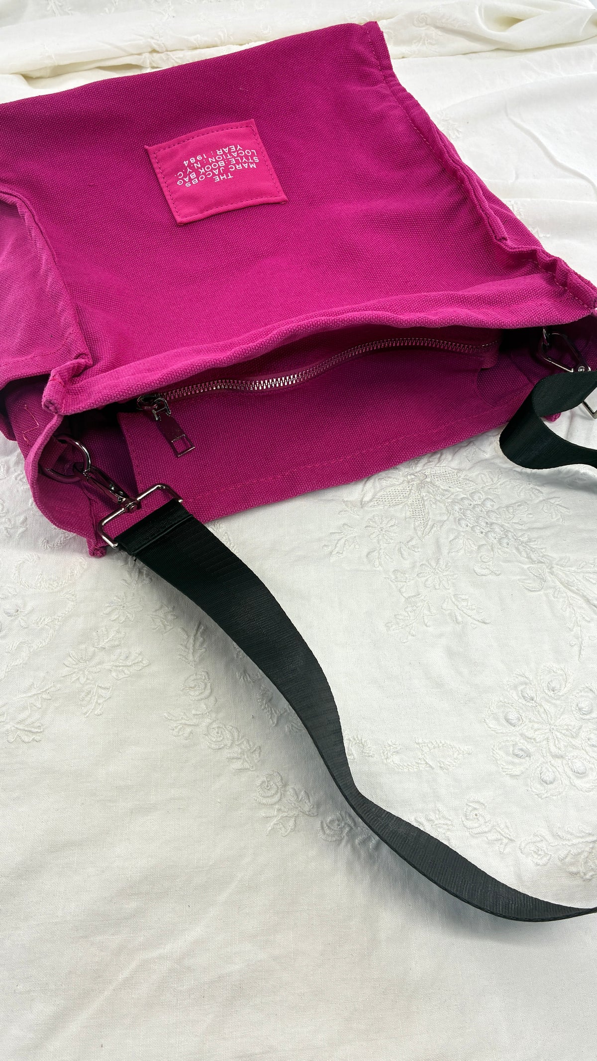 Vintage Unauthenticated MARC JACOBS Hot Pink The Book Bag