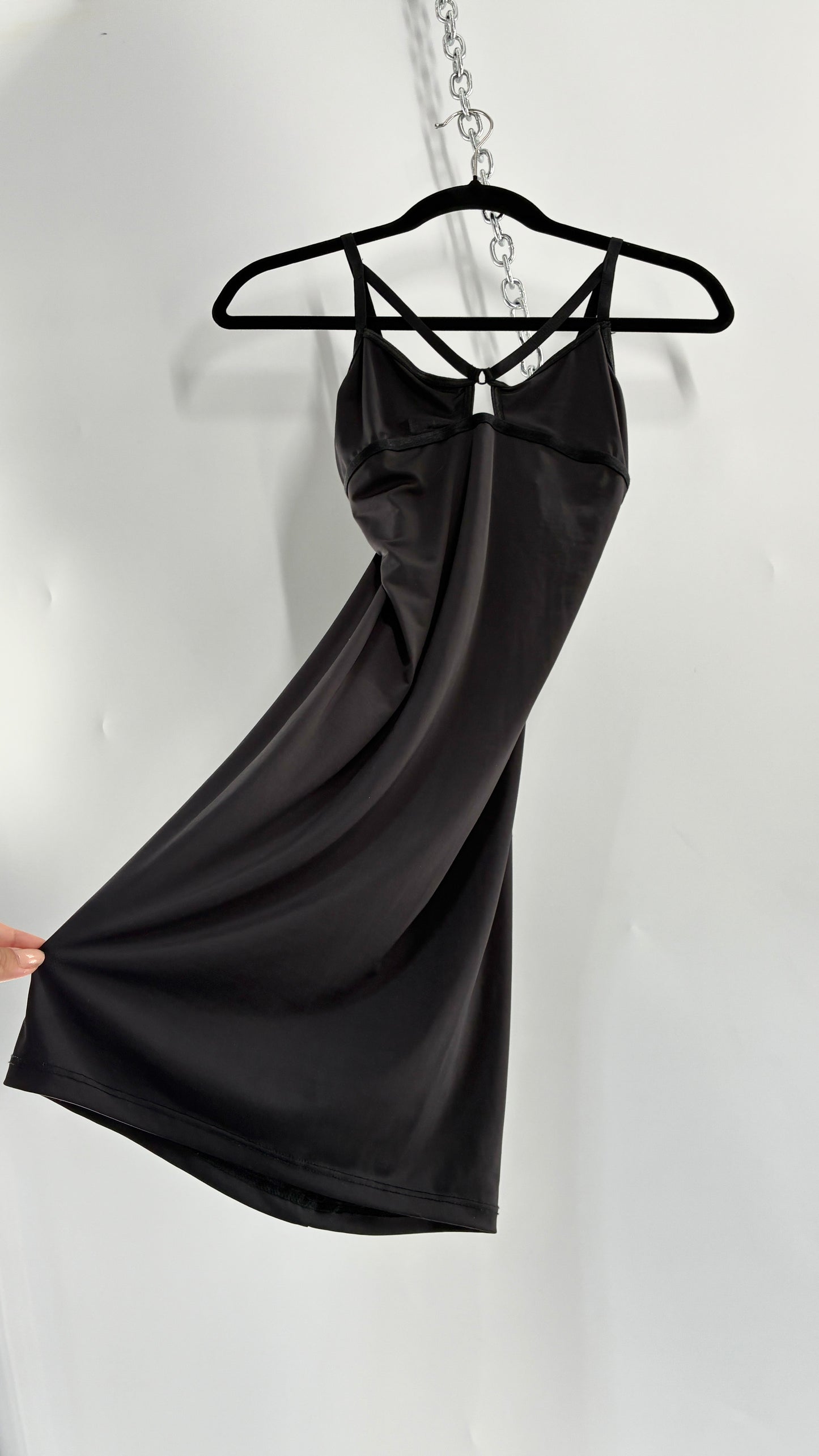 Urban Outfitters Out from Under Caged Black Spandex Black Dress (XS)