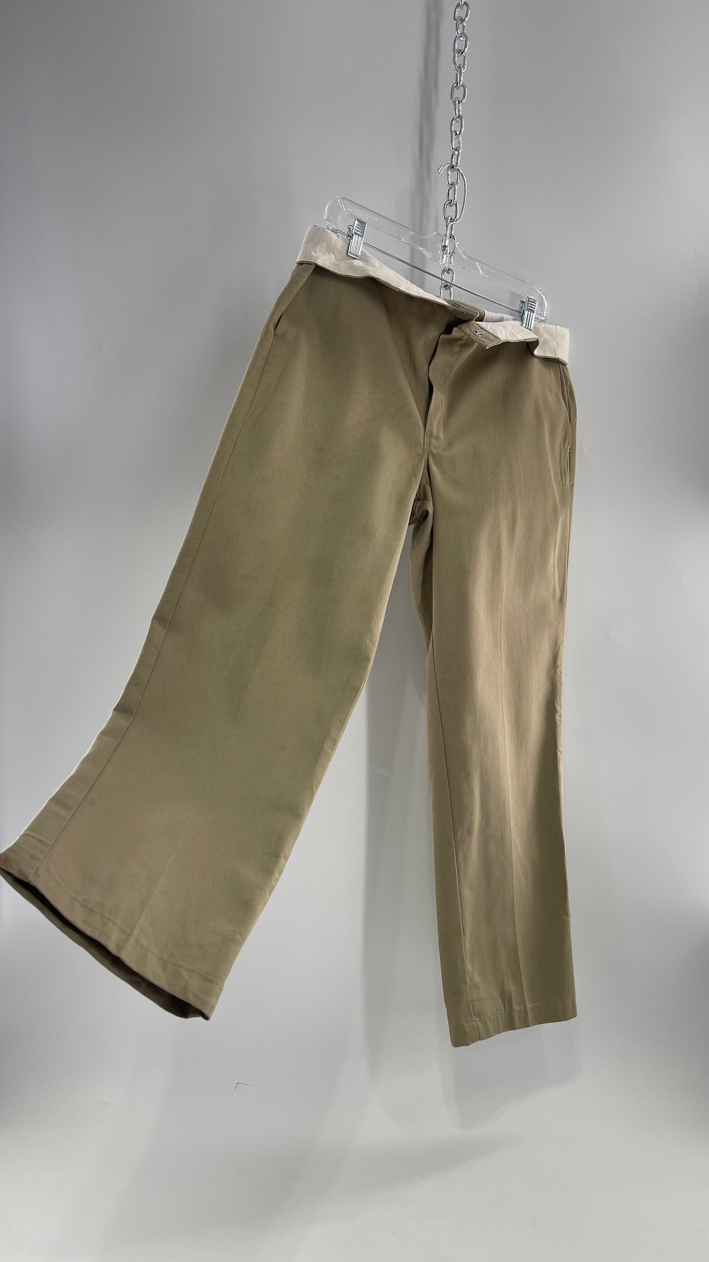 Urban Outfitters Urban Renewal Khaki Trouser (32)