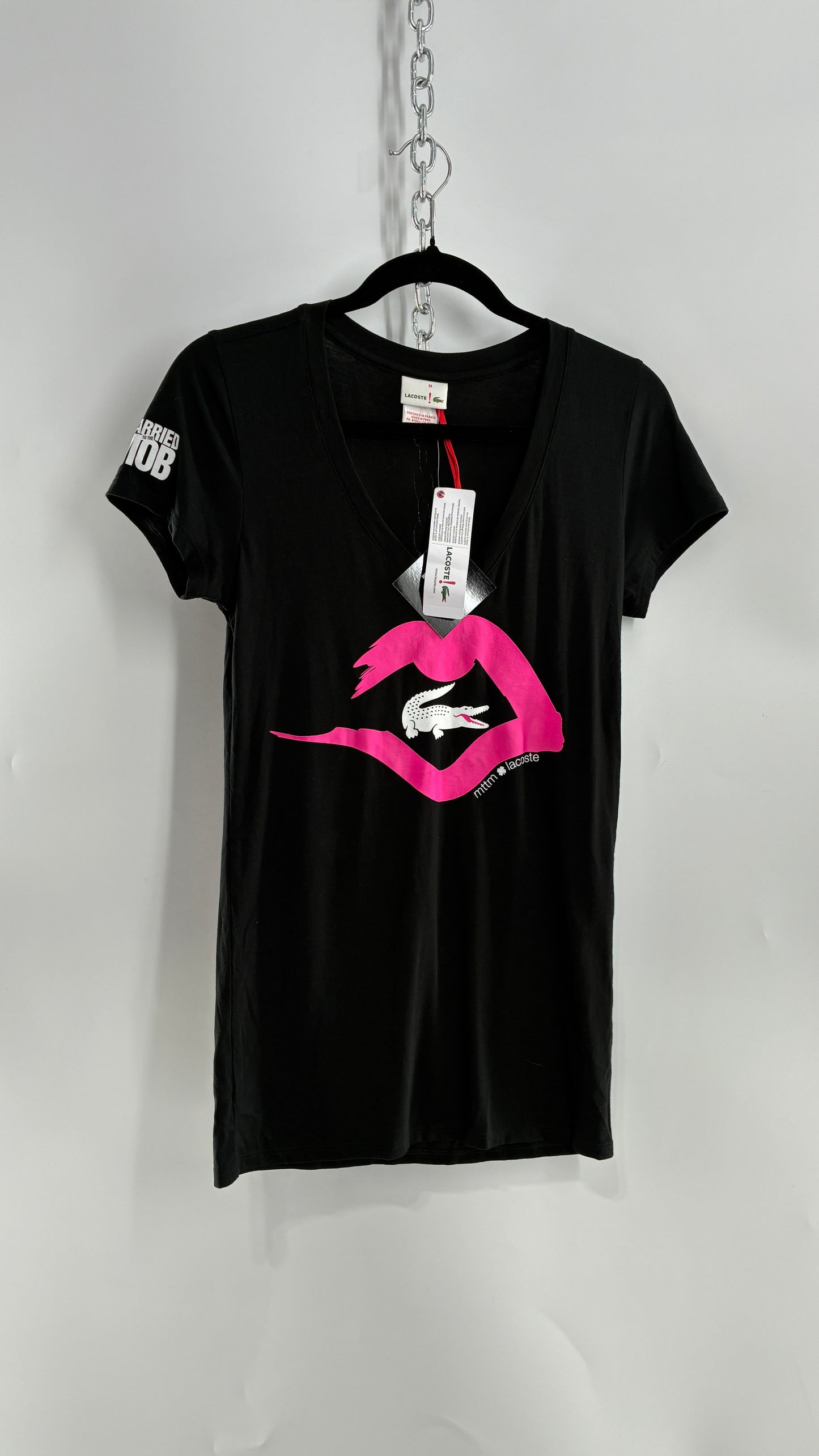 Vintage MARRIED TO THE MOB X LACOSTE (Medium)