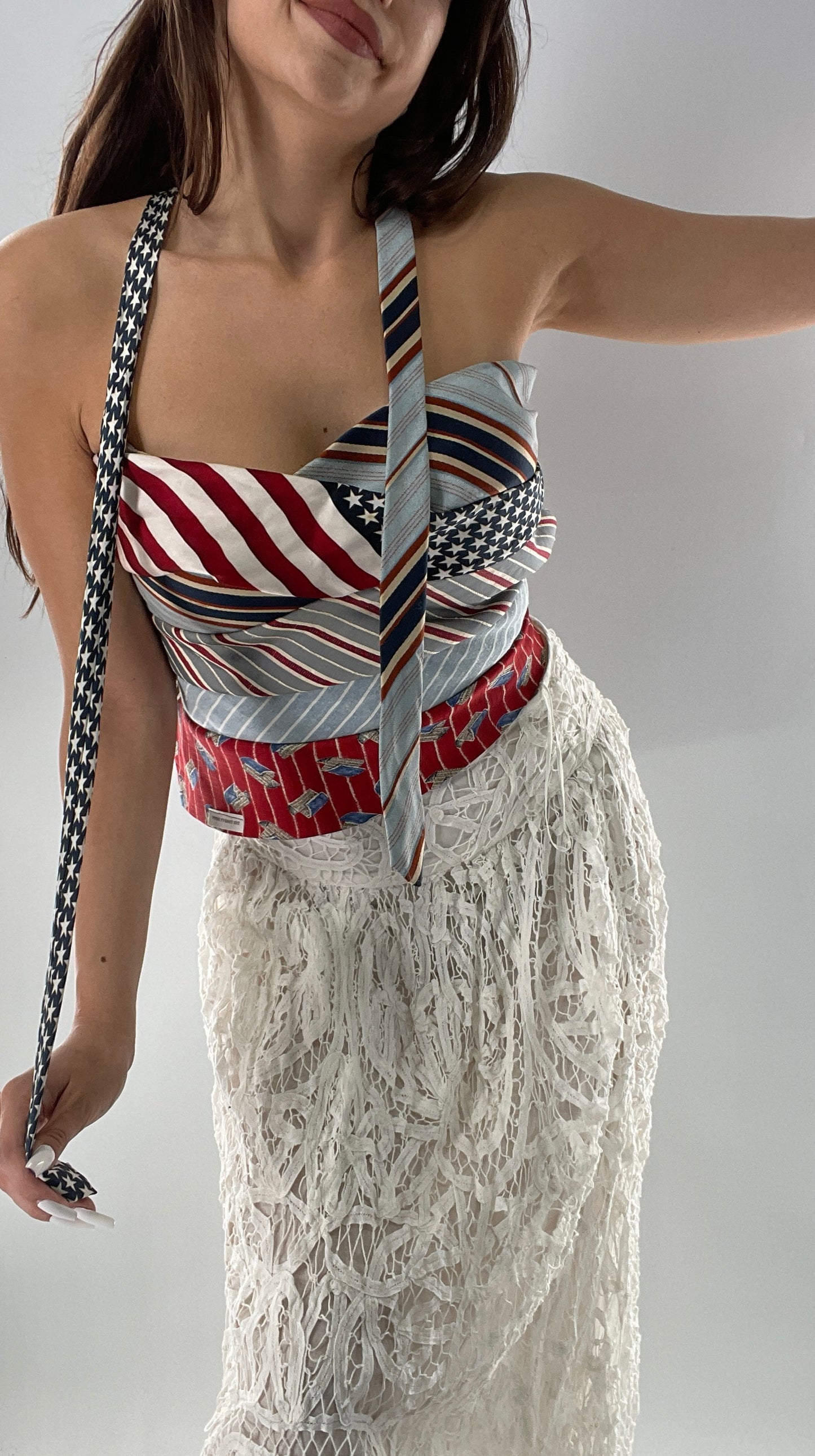 All Tied Up Custom Fourth of July (One Size)
