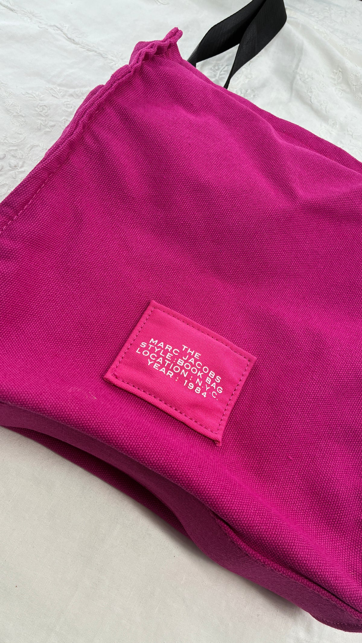 Vintage Unauthenticated MARC JACOBS Hot Pink The Book Bag