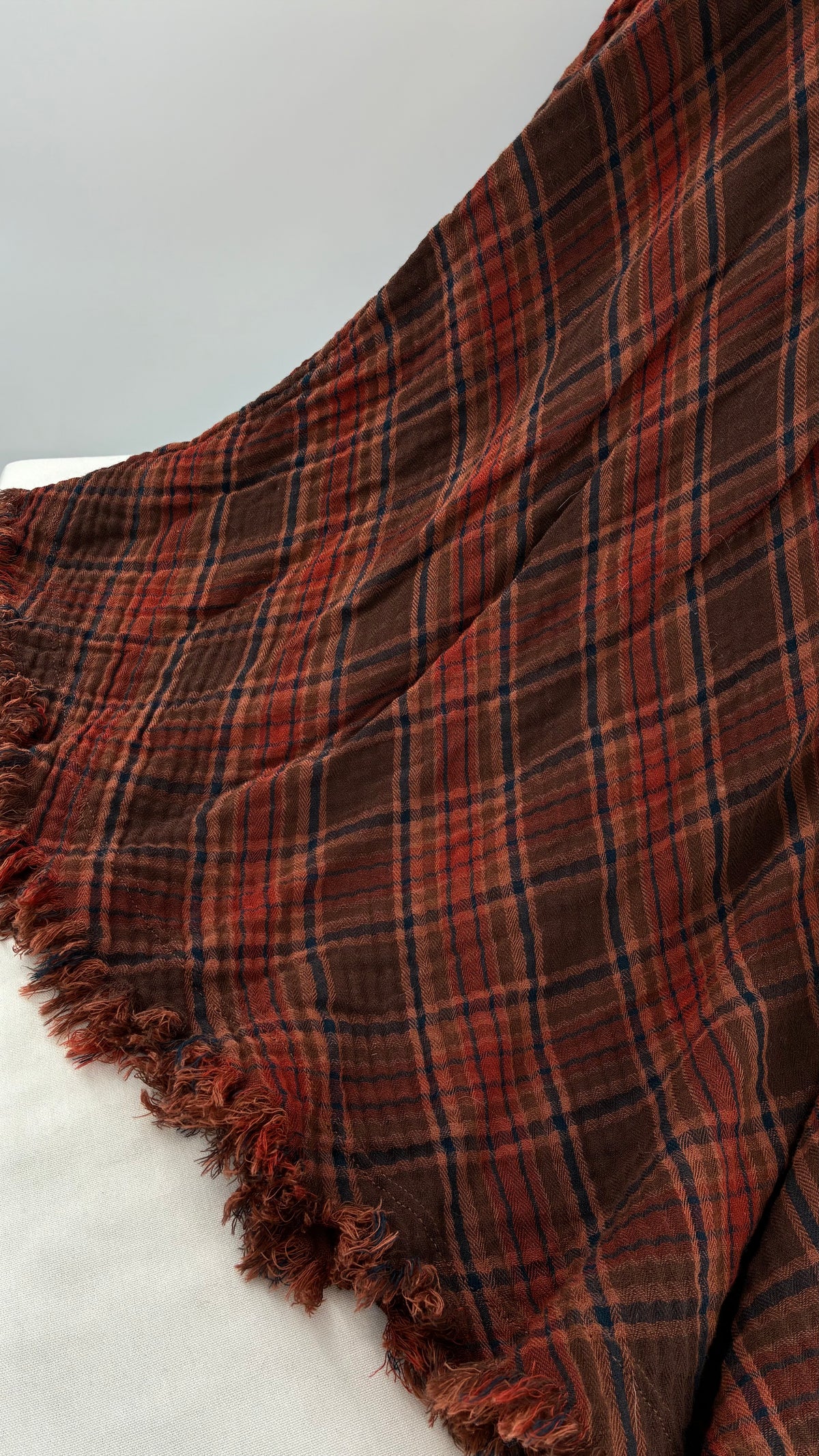 Vintage NATURAL LIFE 100% Cotton Fall Maxi Skirt (XS)