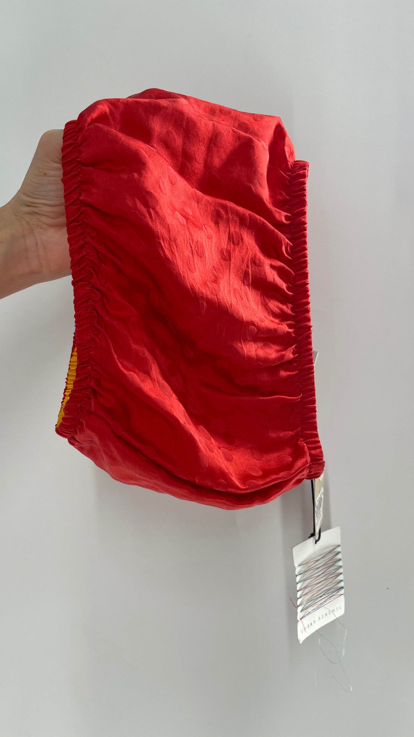 Urban Outfitters Renewal Upcycled Red Polka Bandeau with Tags Attached (S/M)