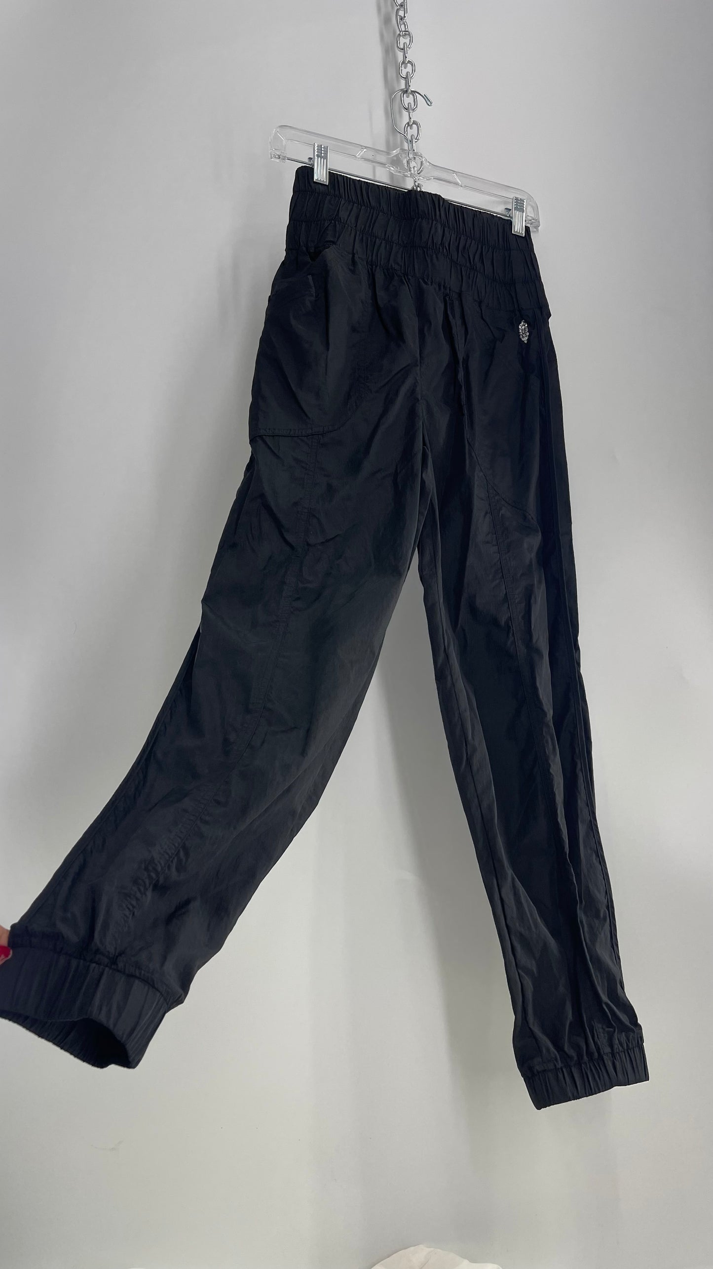 Free People Movement Black Athletic Track Pants (XS)