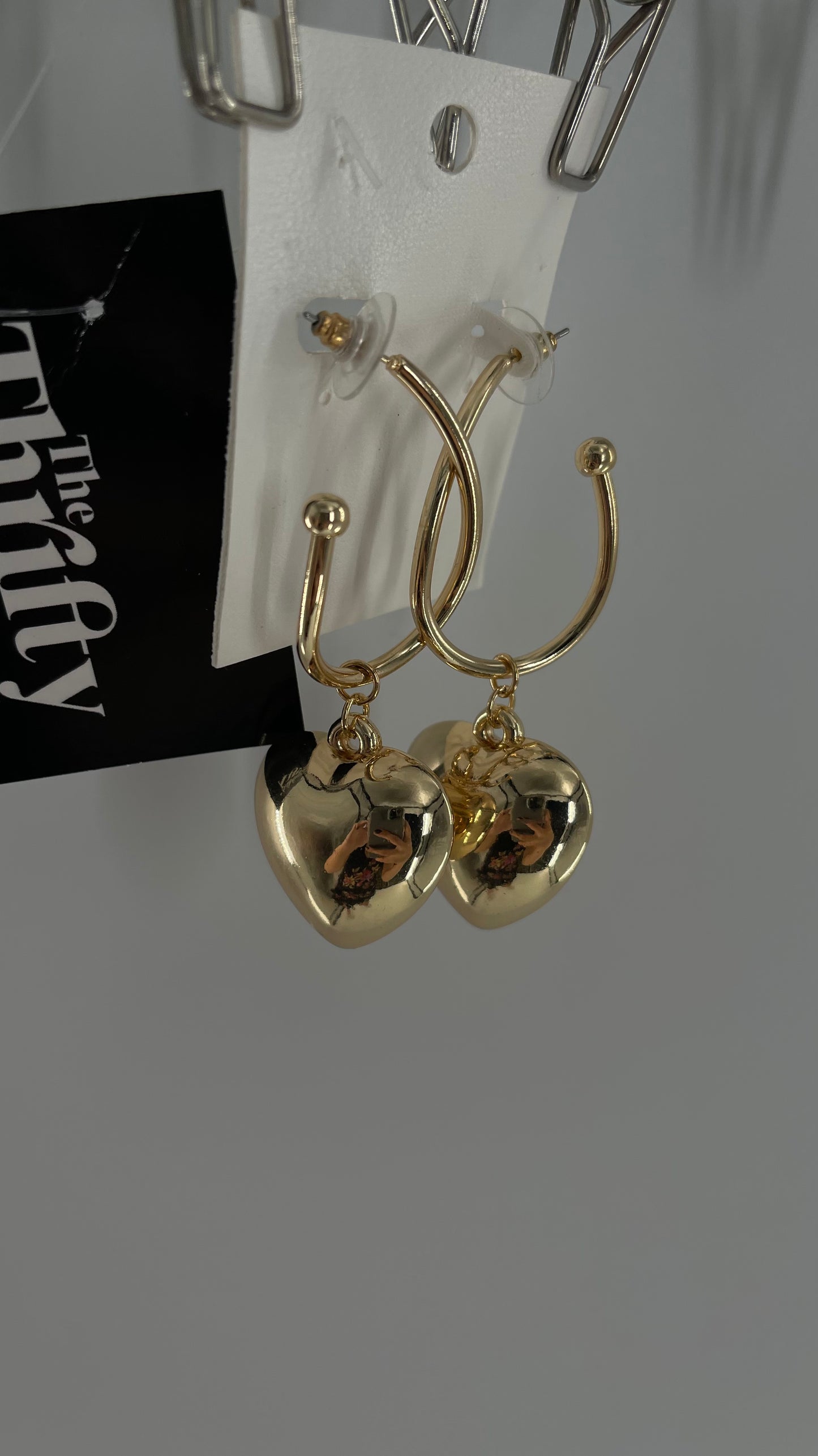 Free People Drooping Heart of Gold Earring