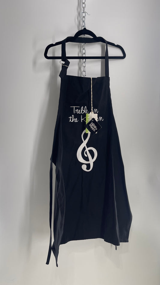 “Treble in the Kitchen” Hatley Apron with Tags Attached (One Size)