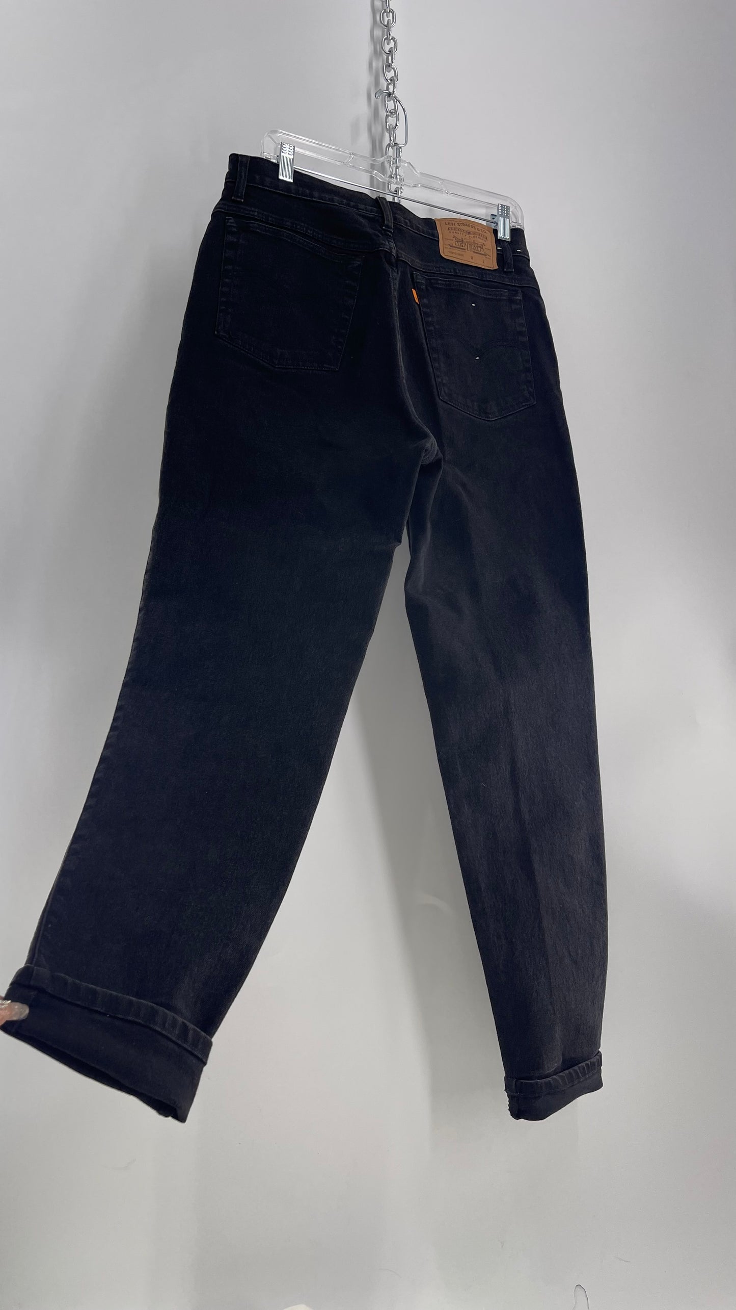 Levi’s Orange Tab 1970’s  Black Denim (Size 15)