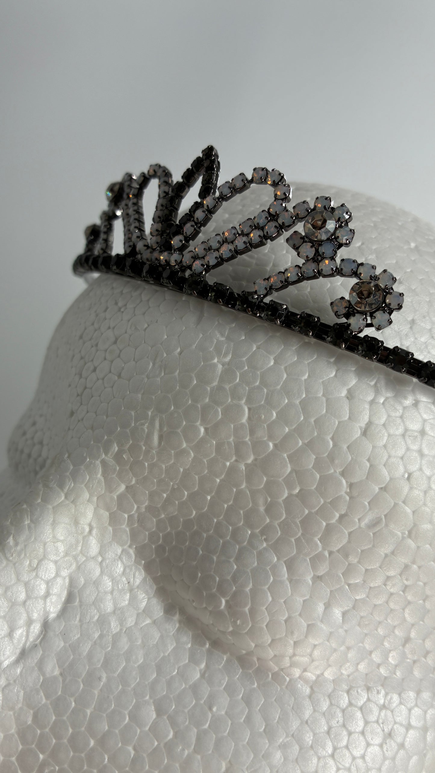 Free People Metal Rhinestone Tiara Headband
