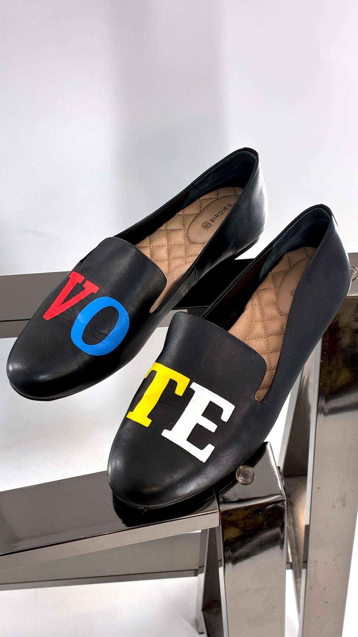 Vintage BIRDIES Rare Limited Edition VOTE Loafers (10)