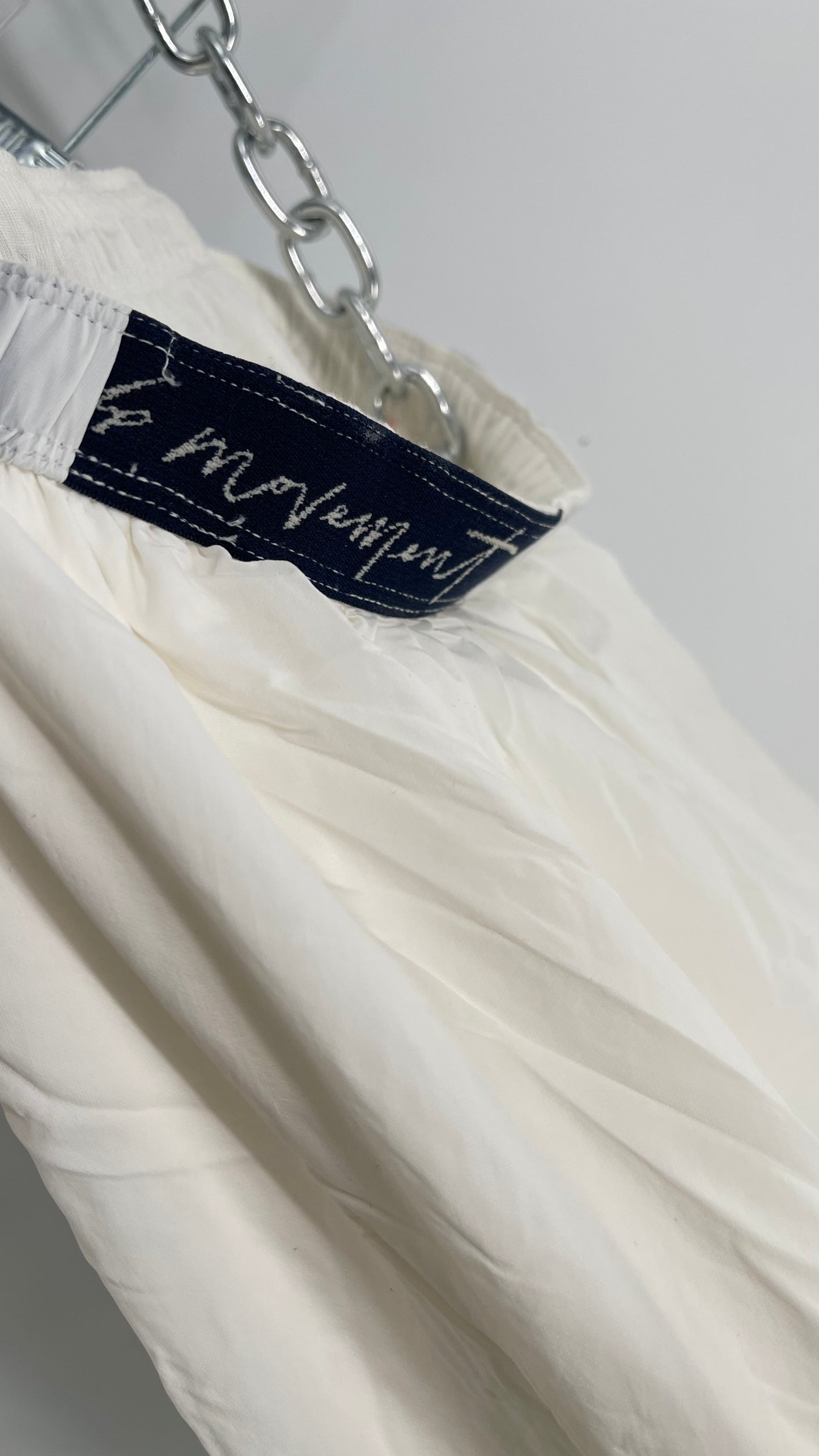 Free People Movement White Haram Exercise Pants (S)