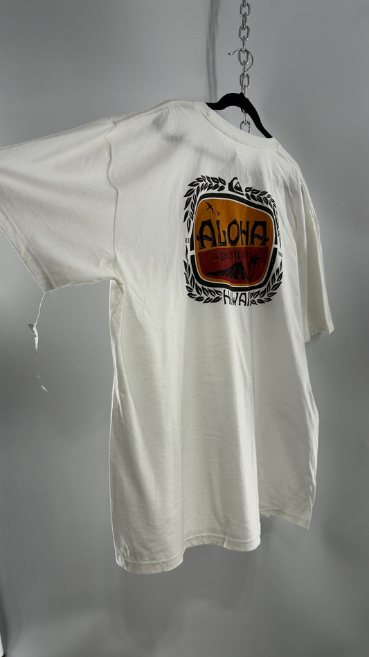 Vintage QUICK SILVER Graphic T Shirt (XXL)