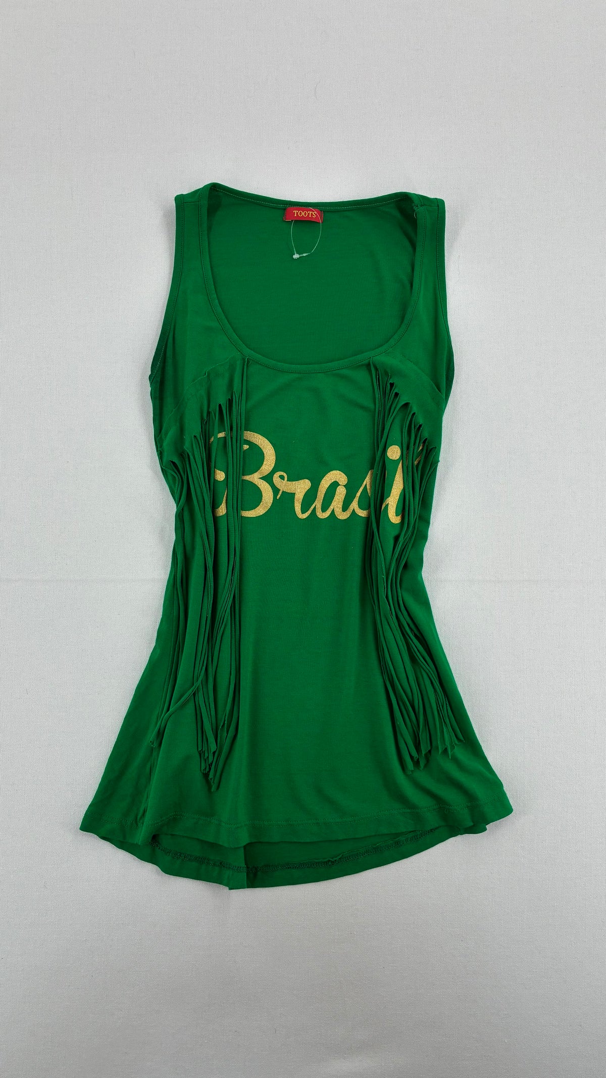 Vintage BRASIL Tank with Tassels (Small)