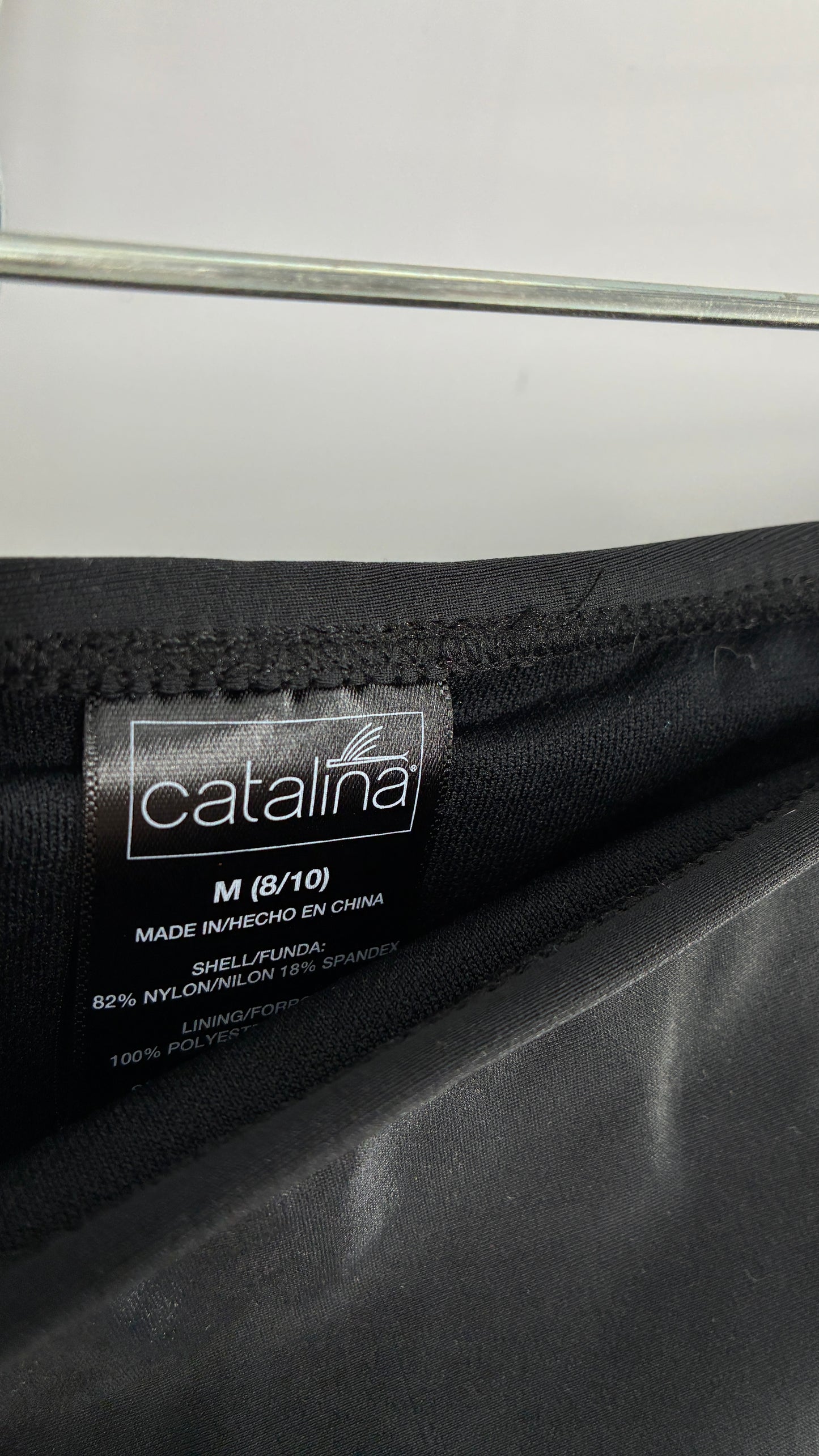 Vintage Deadstock CATALINA Black Low Rise Micro Mini Skirt (8/10)
