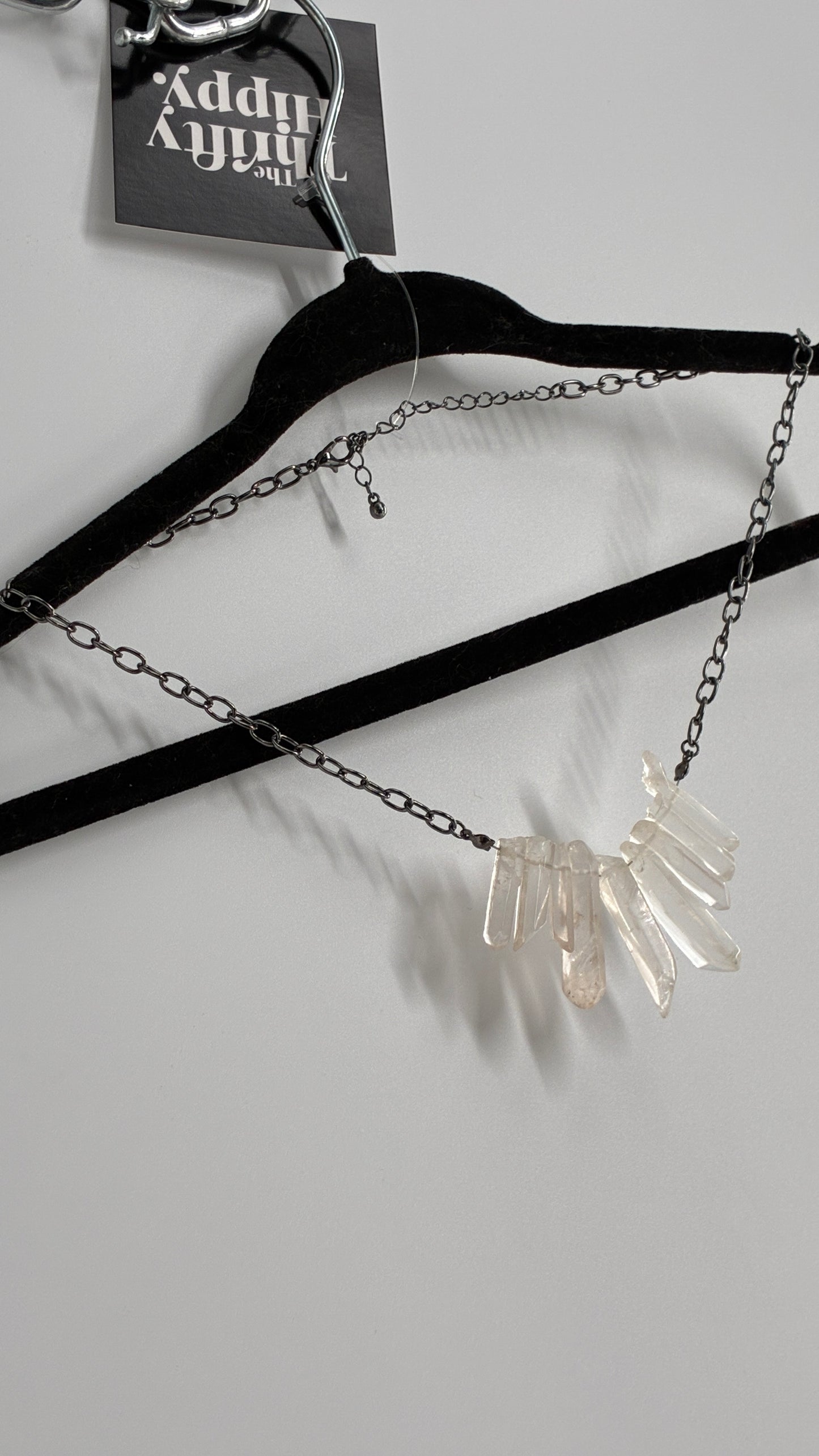 Crystal Shards Choker Necklace