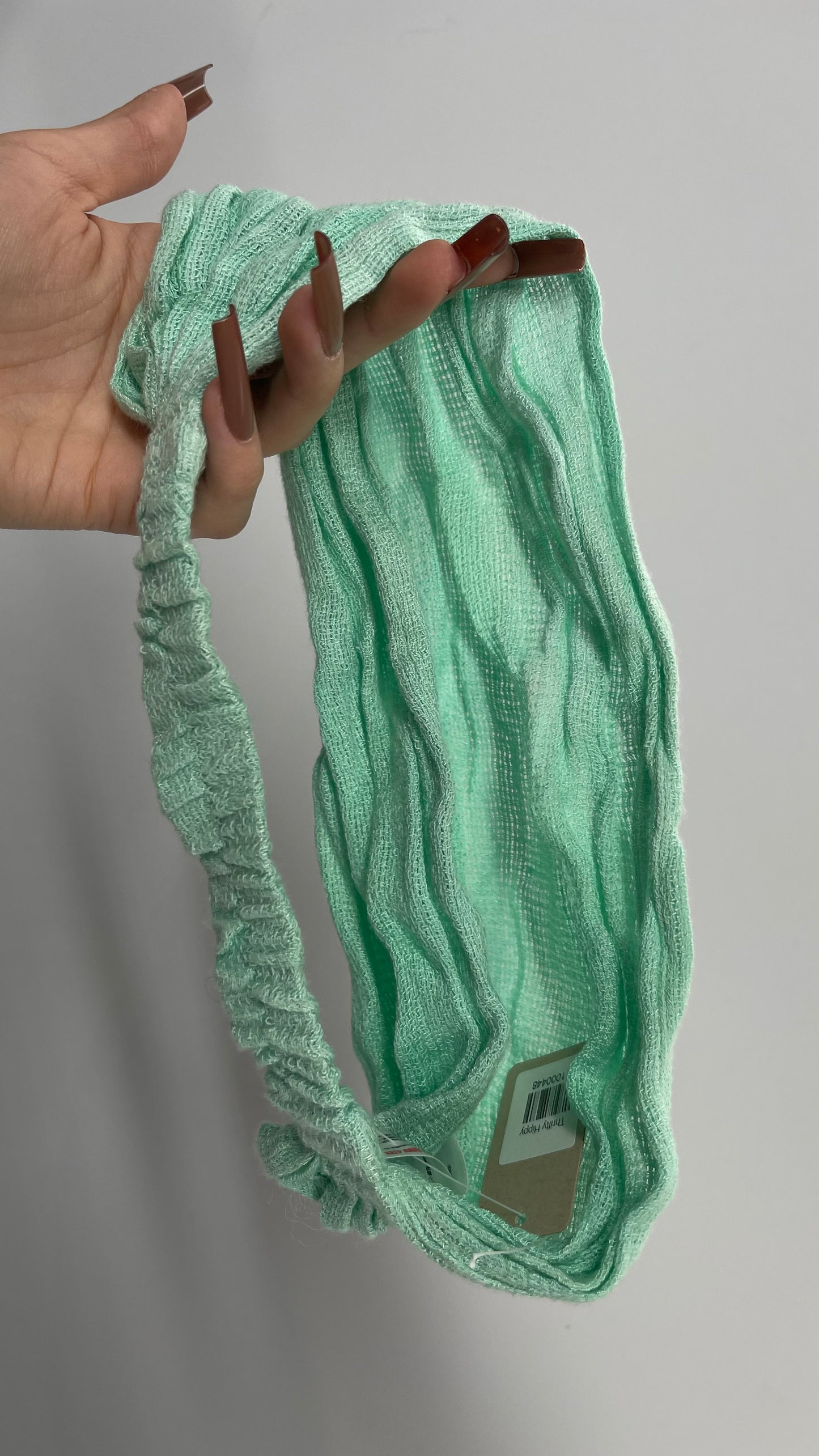 Urban Outfitters Seafoam Green Woven Headband