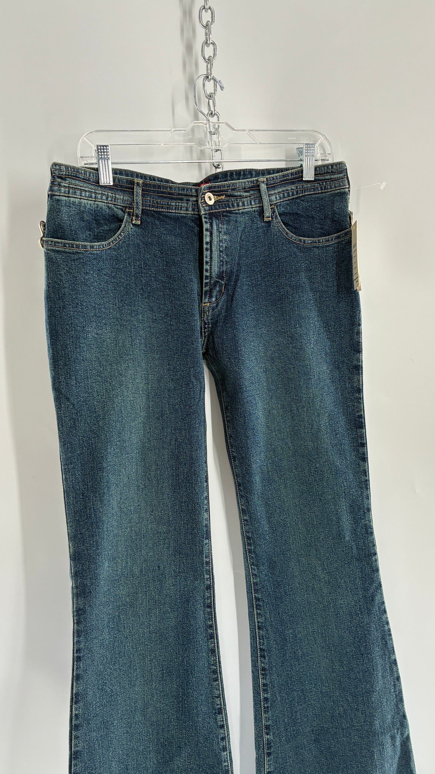 Deadstock Vintage TANNA JEANS with Cross Over Bum Detail and Tags Attached (8)