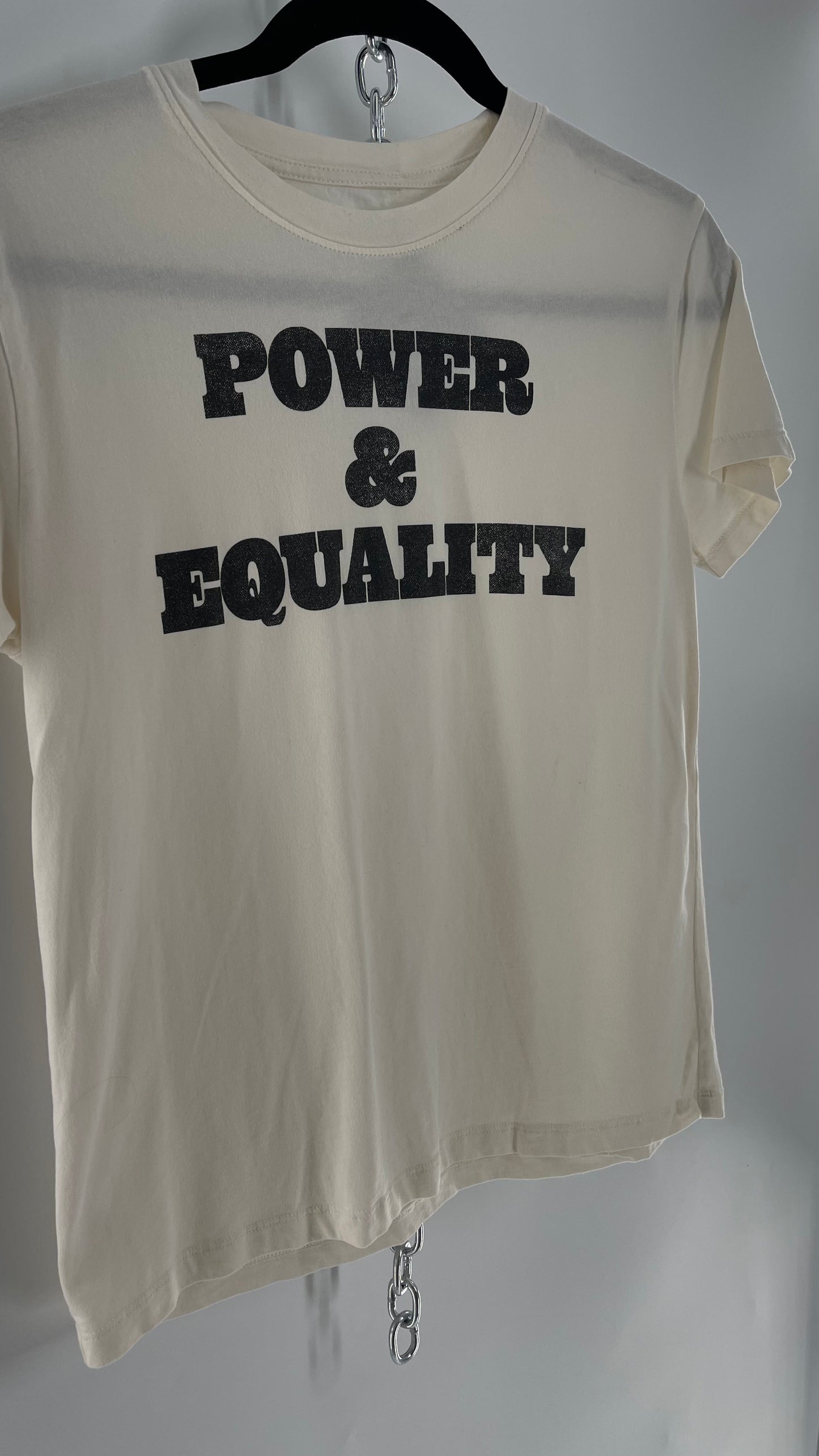 Power + Equality Faded Graphic Print T (Small)