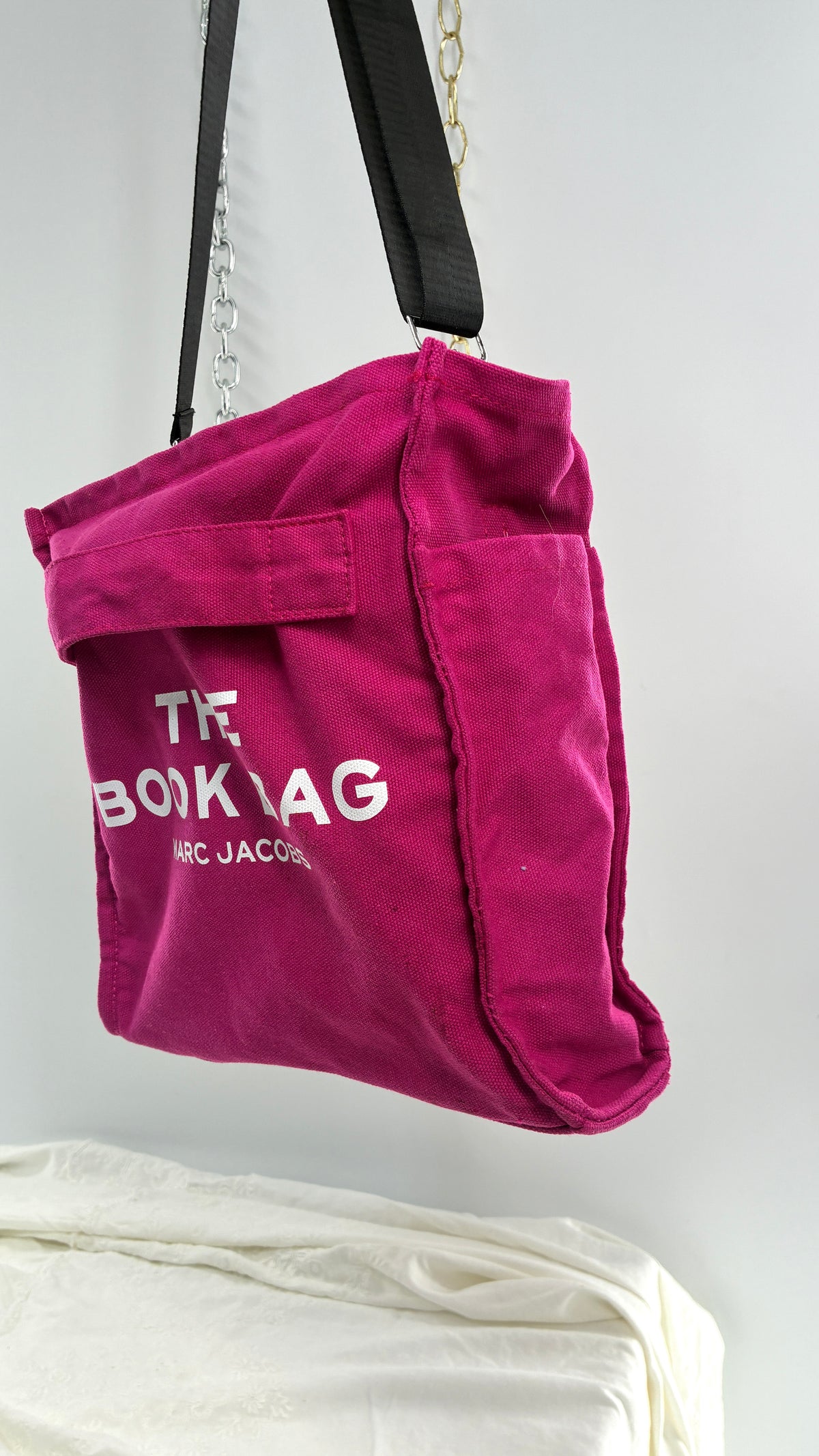 Vintage Unauthenticated MARC JACOBS Hot Pink The Book Bag