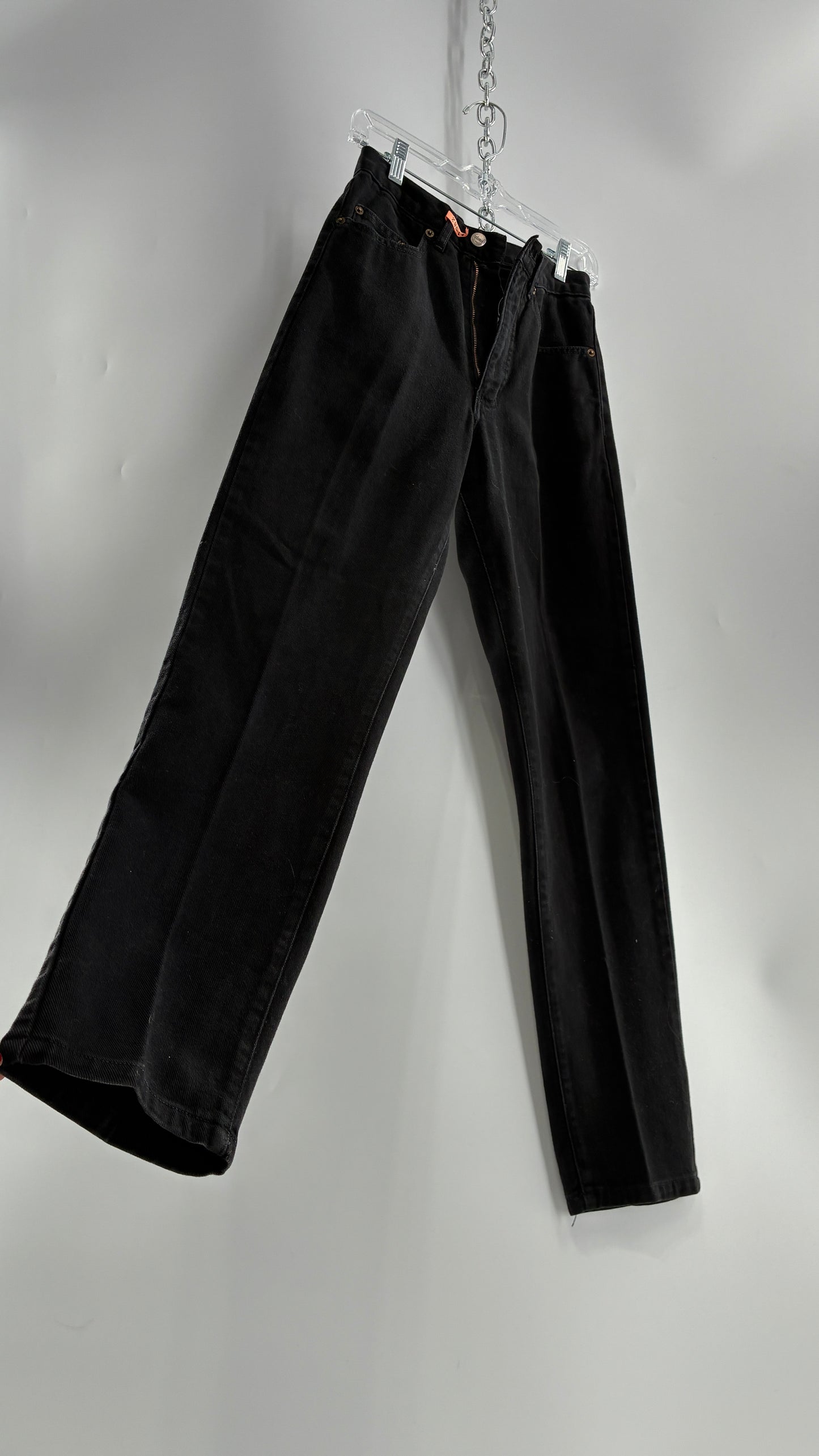 Vintage For Joseph Paris, France Black High Waisted Mom Jean (28)