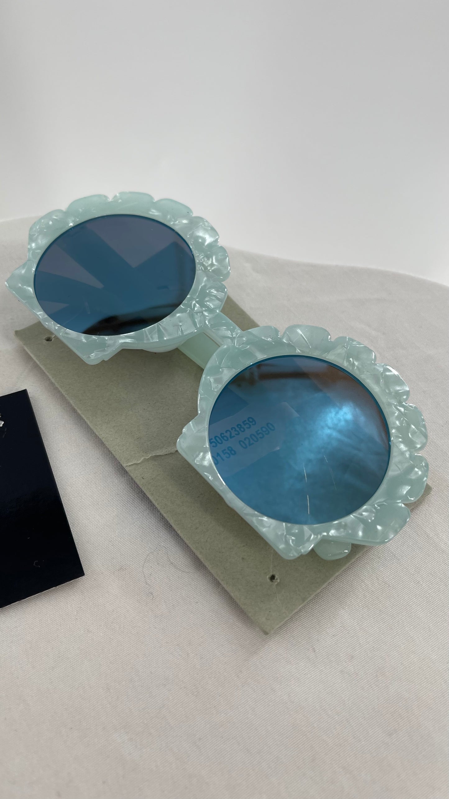 Urban Outfitters Baby Blue Seashell Sunnies