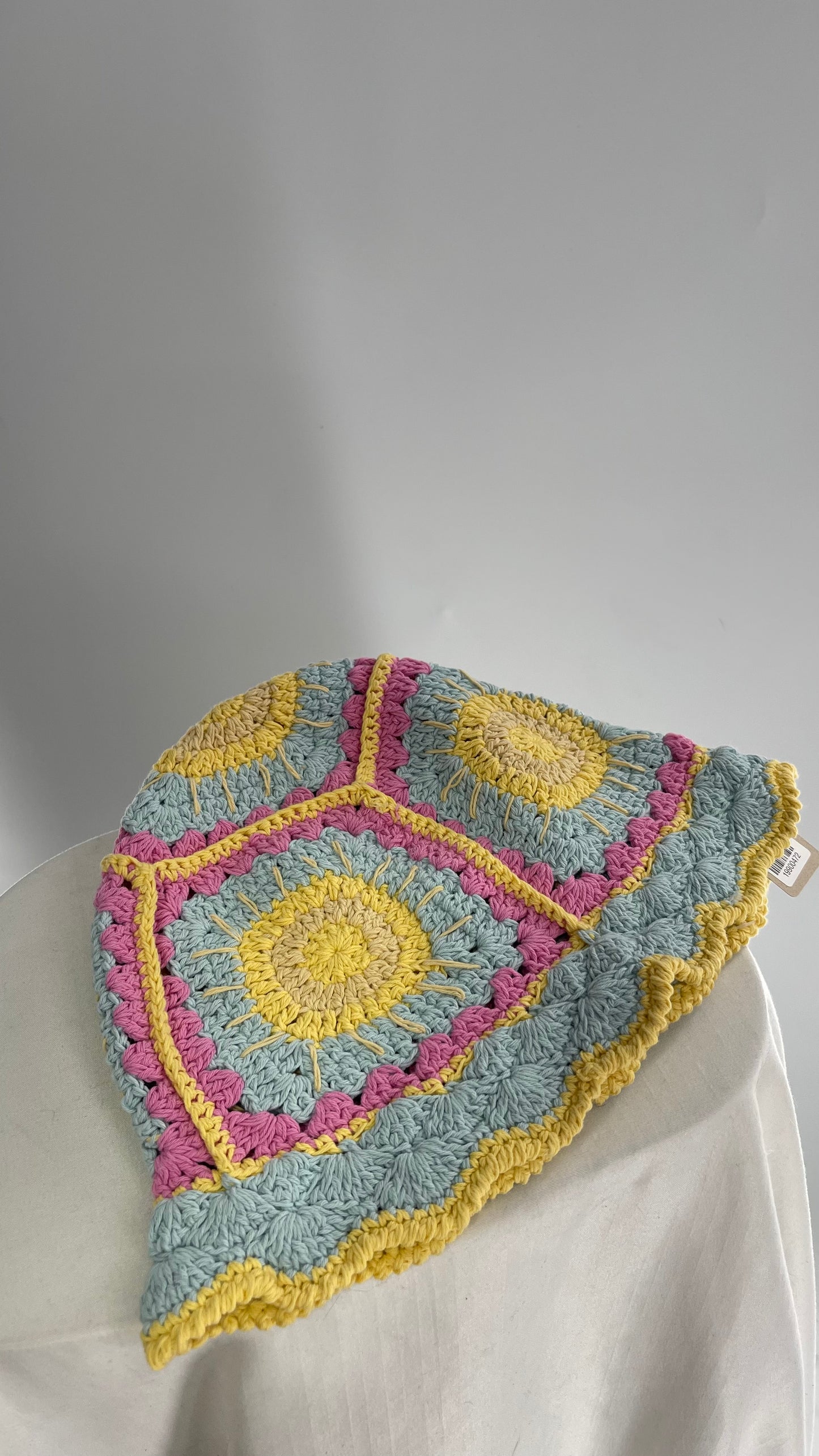 Crochet Pastel Sun/Bucket Hat