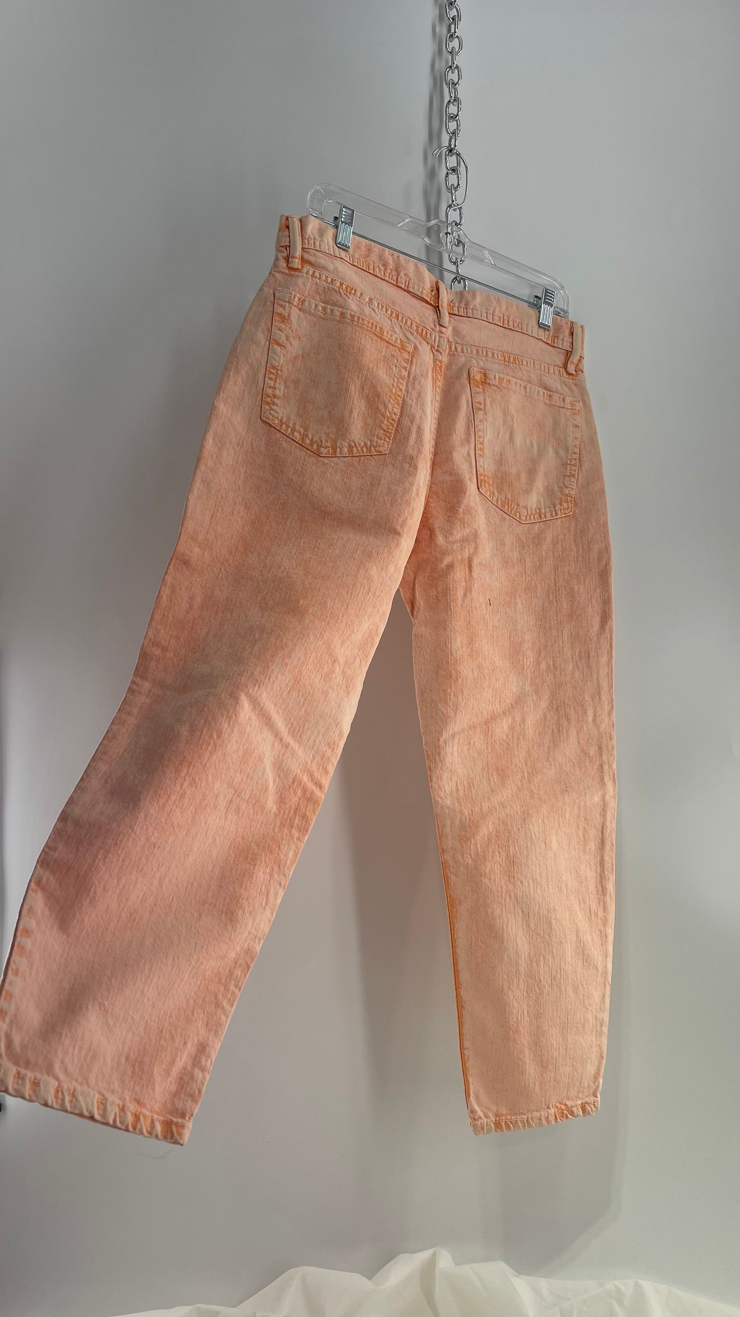 BDG Acid Wash Orange Jeans (31)