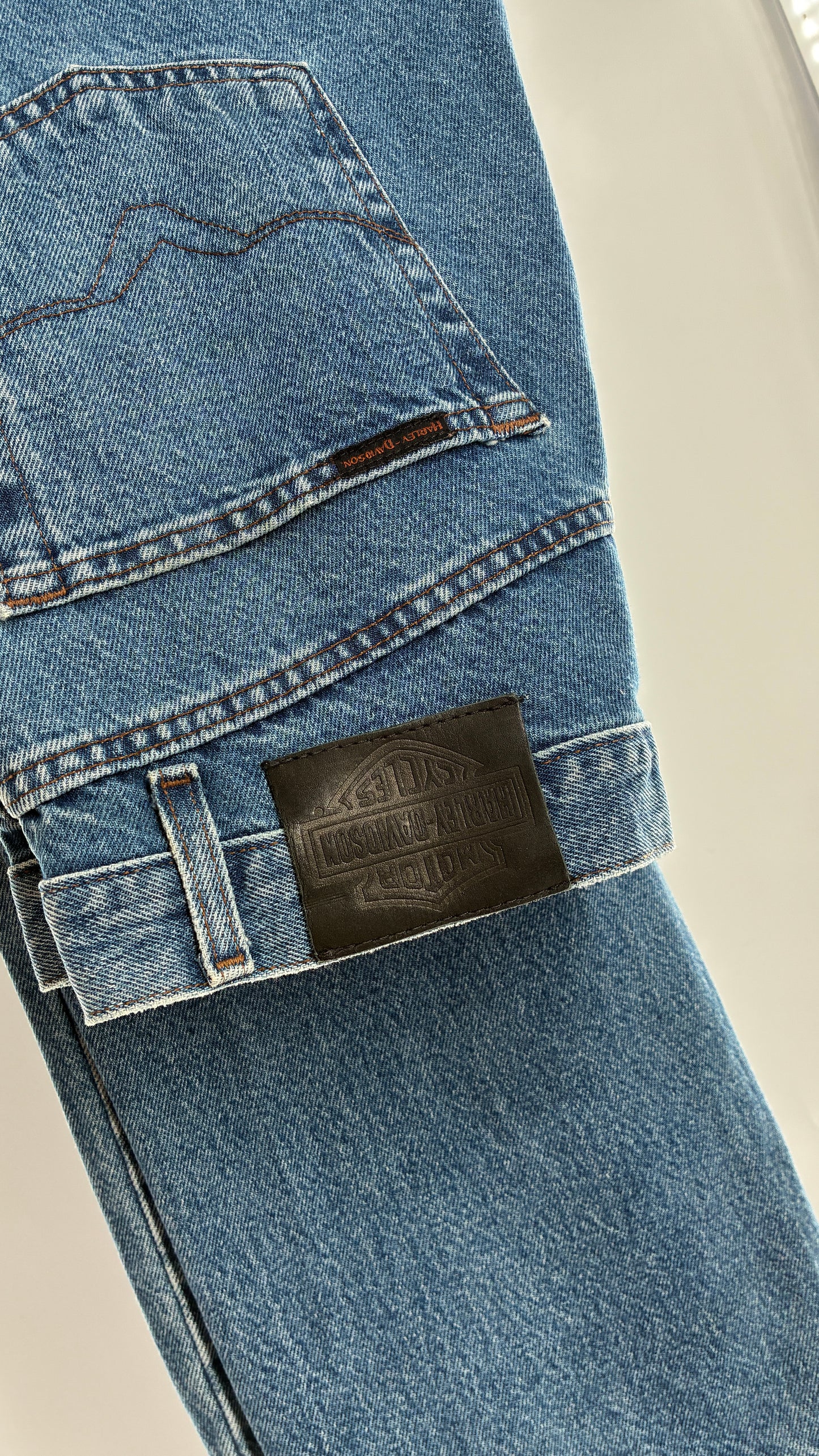 Vintage Harley Davidson Unisex Straight Leg Jeans (36x32)