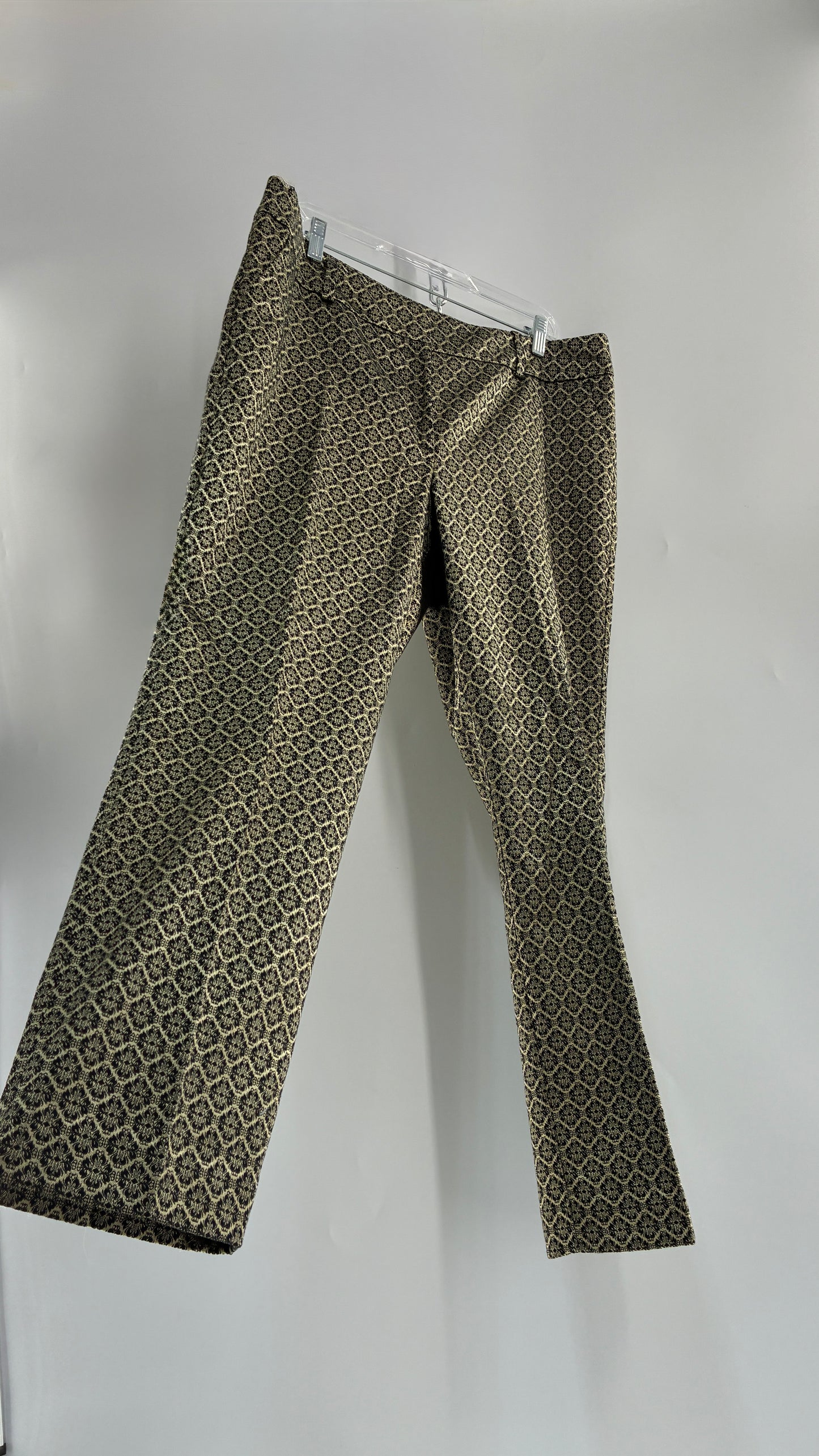 ANNE TAYLOR Signature Woven Pleated Trouser  (14)