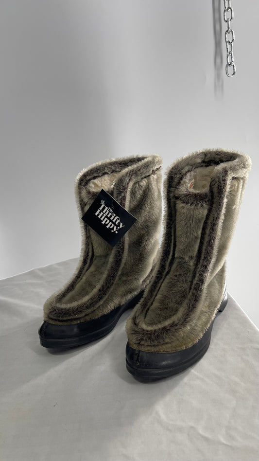 Vintage 1970s YODELERS Fur Boots (7)