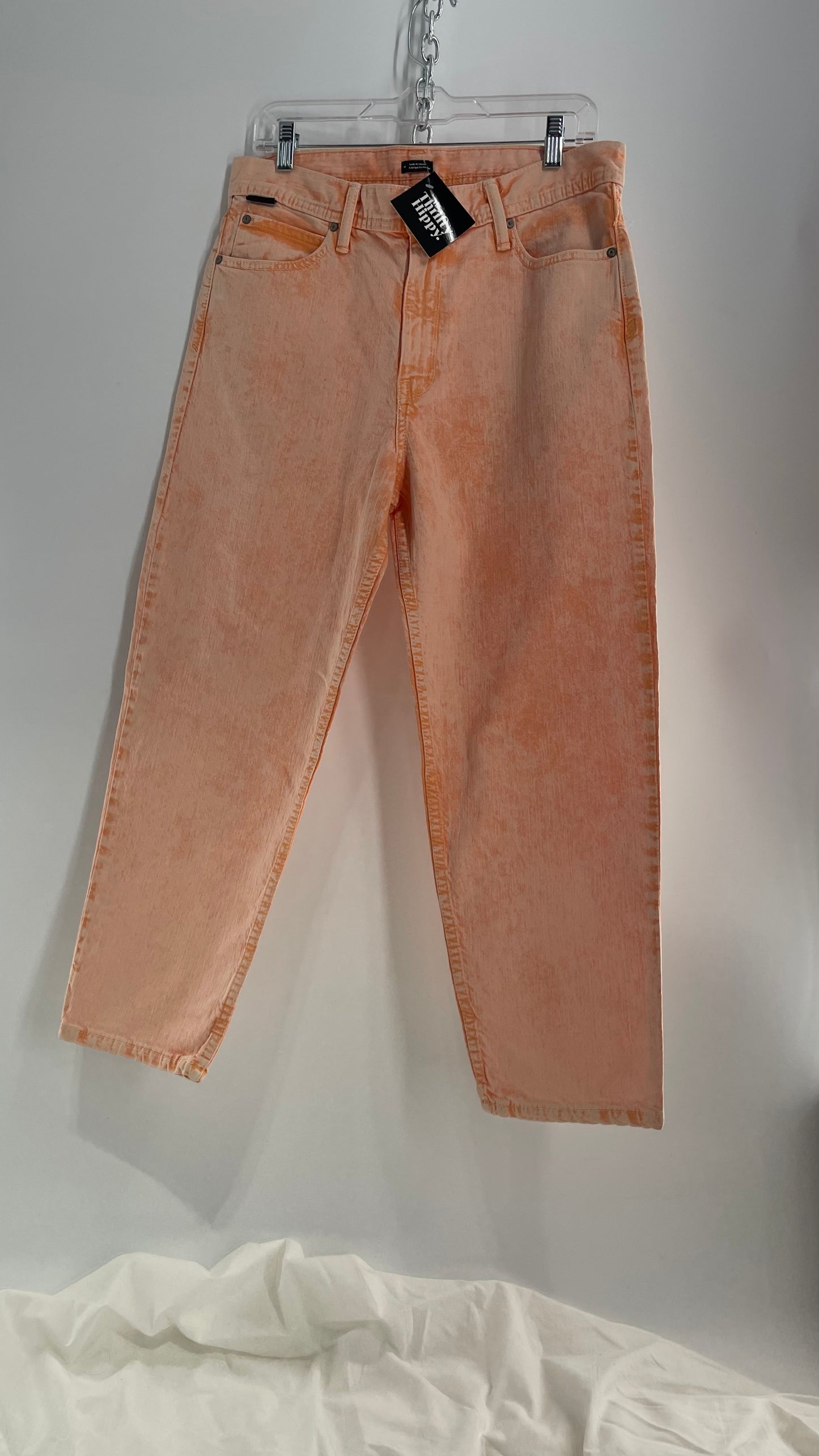 BDG Acid Wash Orange Jeans (31)