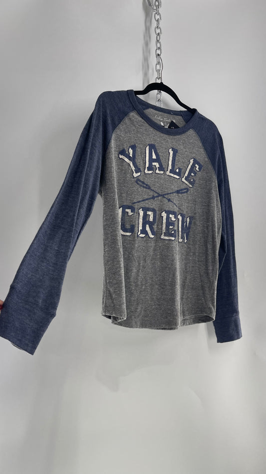 College Vault Yale Vintage Style Long Sleeve (Medium)