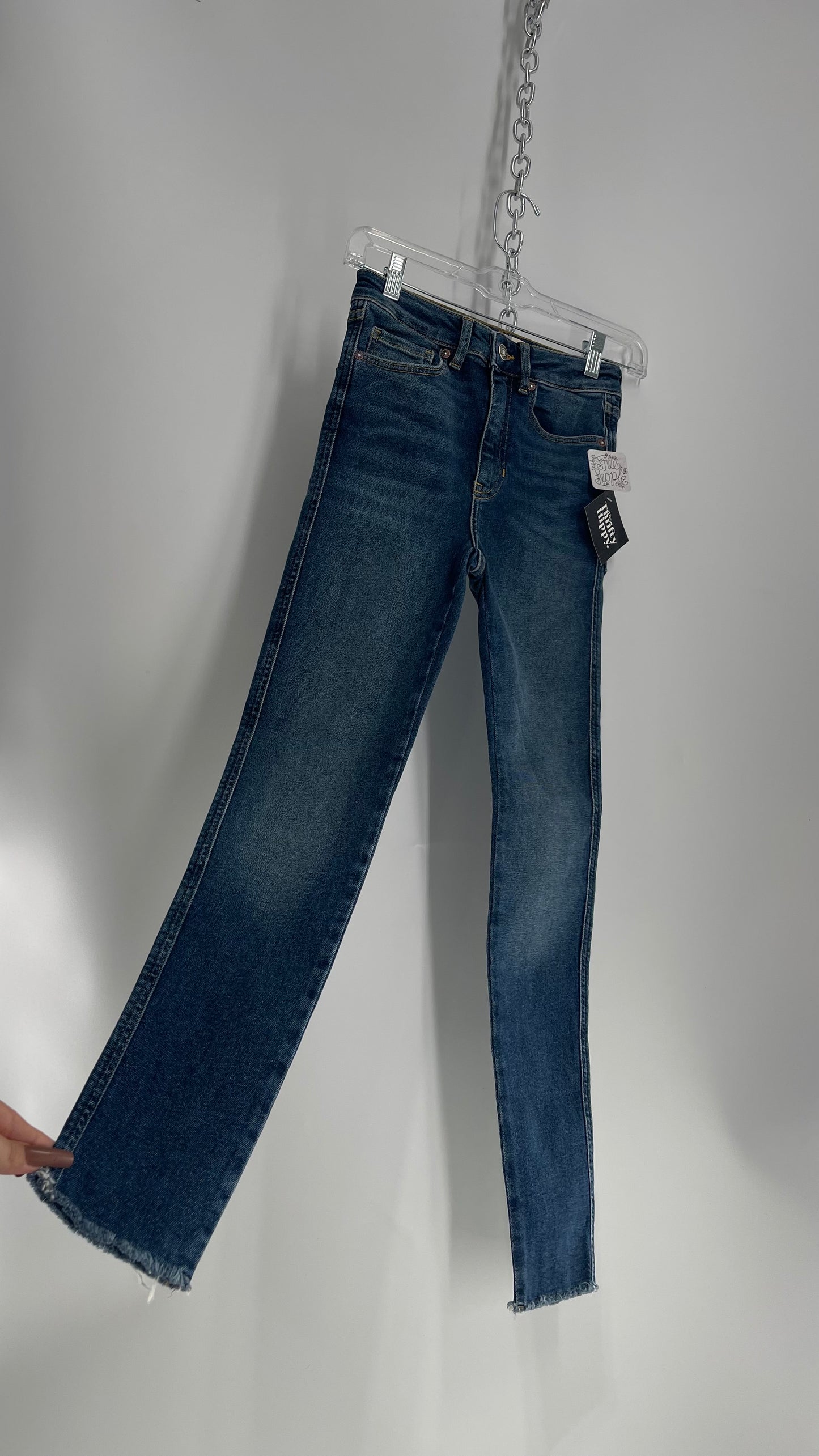 Free People Medium Wash Jeans with Tags Attached (25)